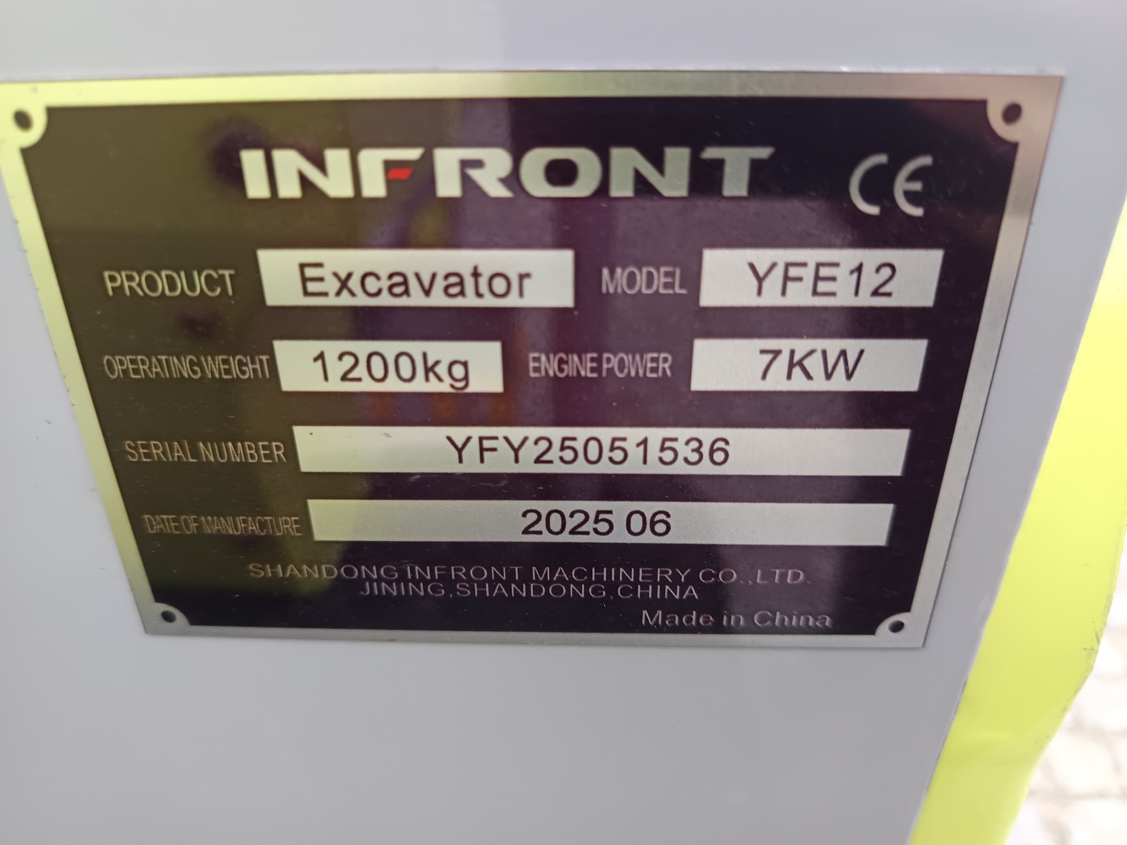 Mini Giratória Infront YFE12 · Ano 2025 — imagen 11
