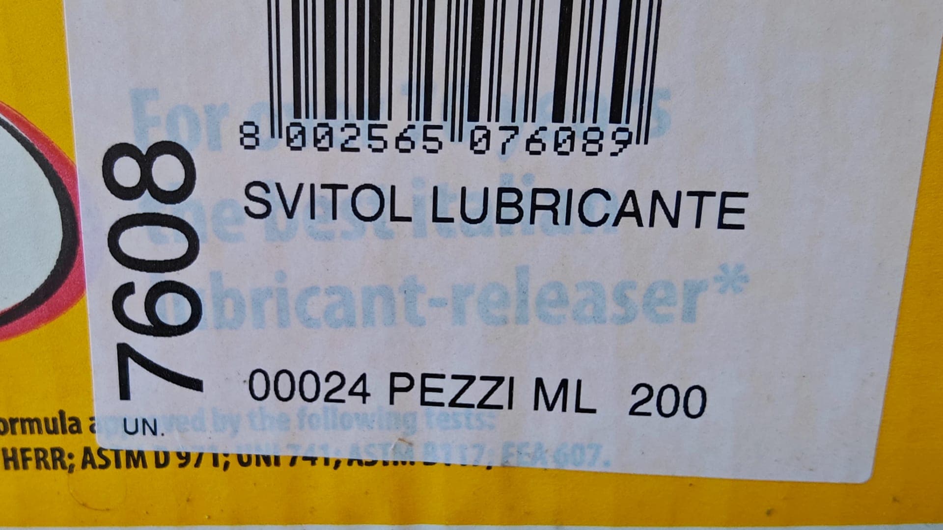 Lubrificante Svitol — imagen 2
