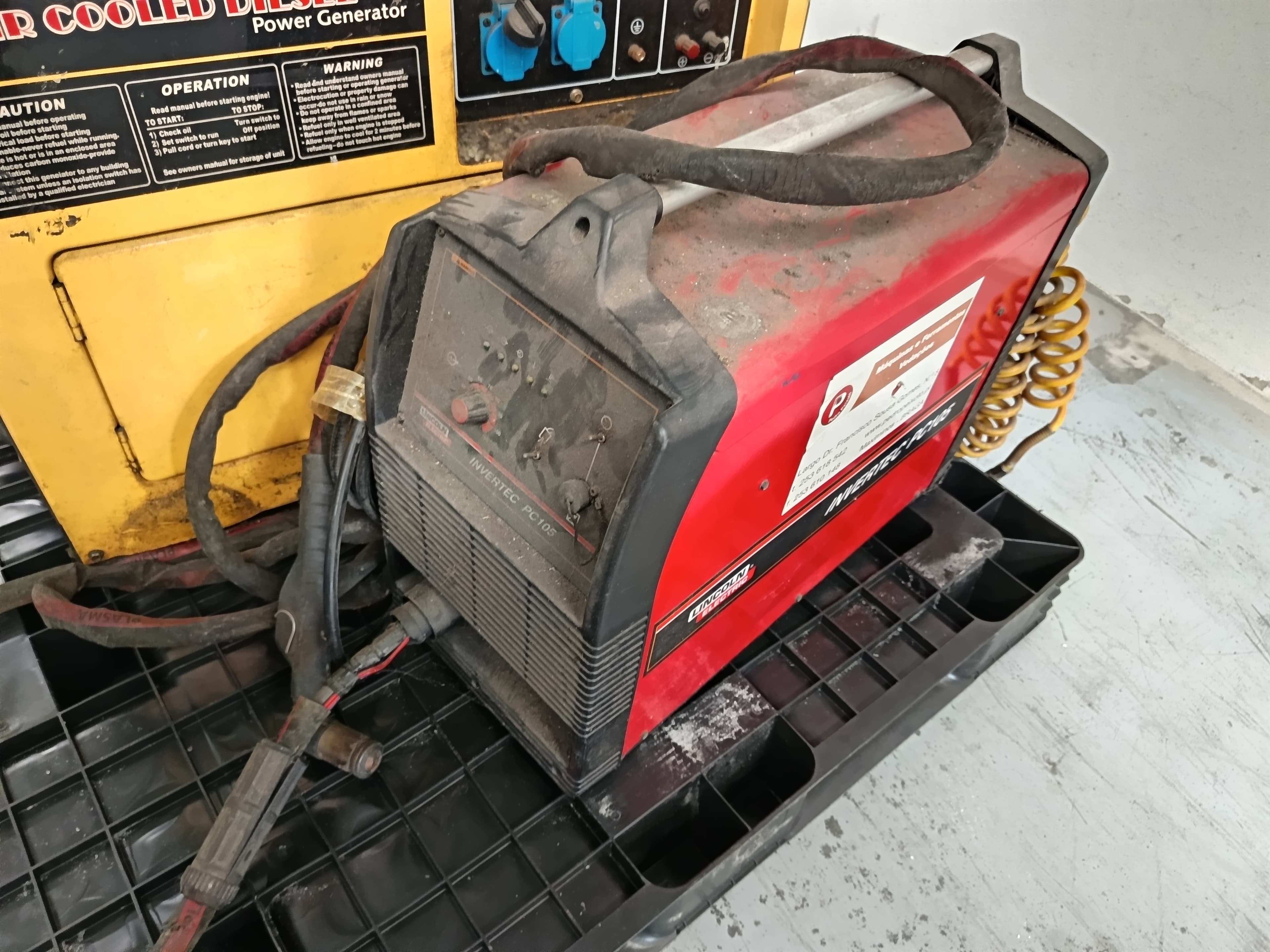 Aparelho Soldar Lincoln Inverter PC105 — image 1