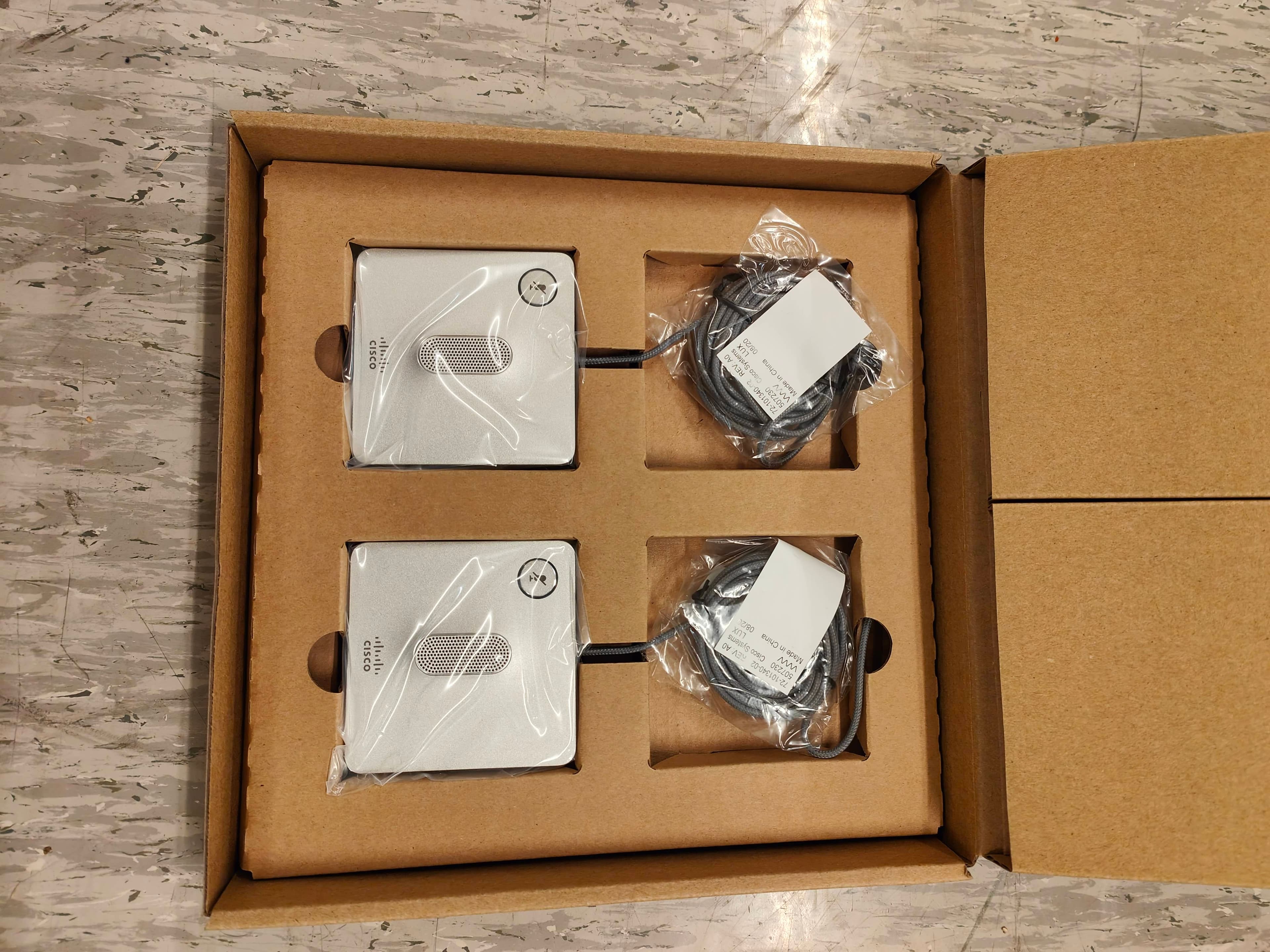 5 Kits de microphone Cisco 8832 (neufs, scellés) — imagem 1