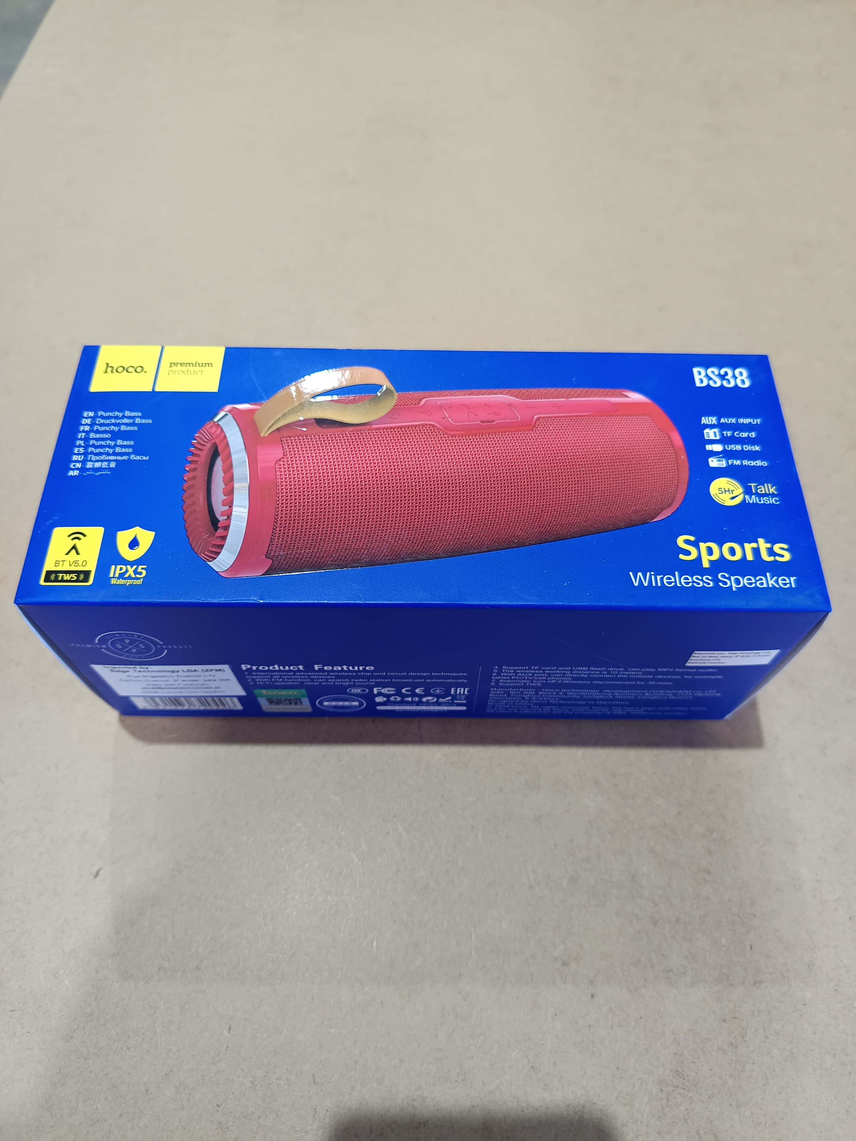 Coluna Bluetooth Portátil Hoco — imagen 5