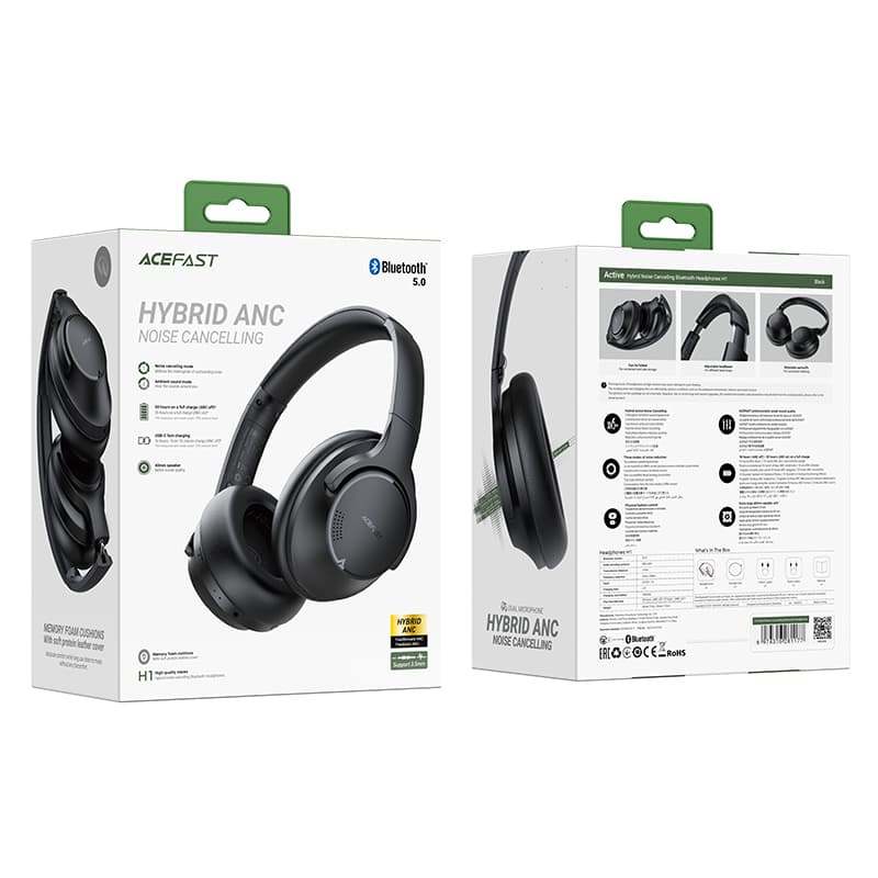 Auscultadores Bluetooth Acefast