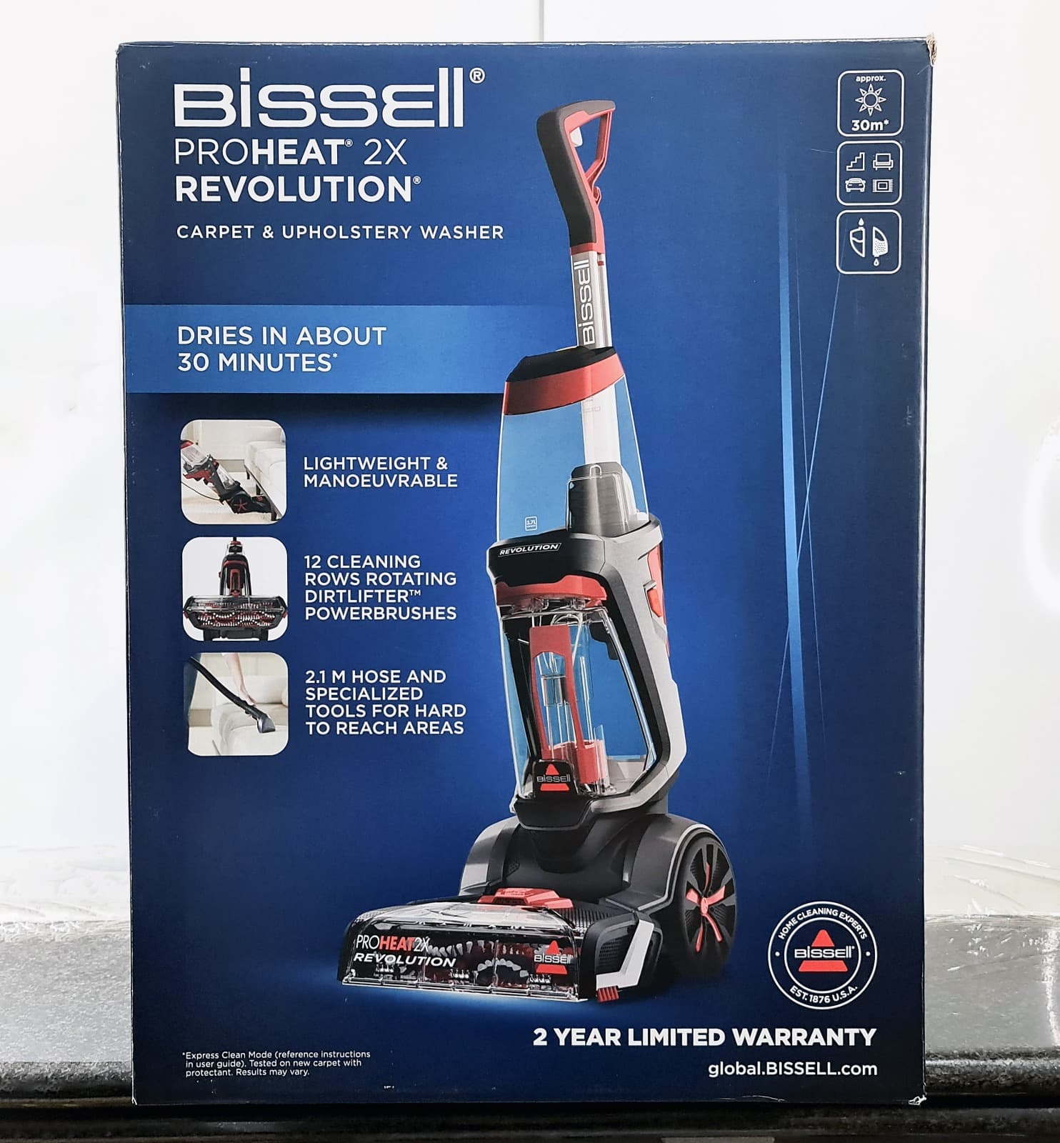 Aspirador vertical de tapetes Bissell ProHeat 2X Revolution — image 18