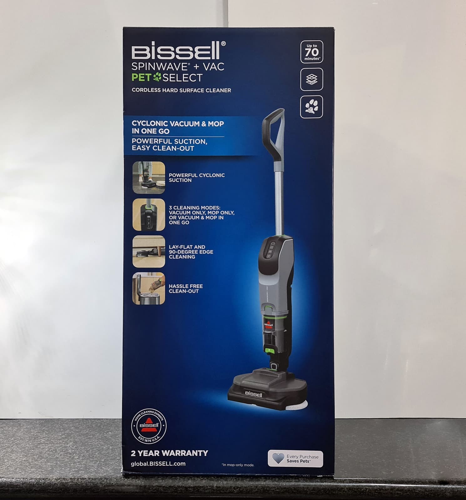 Aspirador Vertical Bissell Spinwave + Vac Pet Select — imagen 10