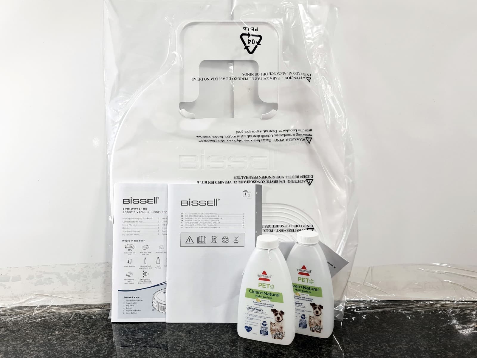Aspirador robot com mopa Spinwave R5 Pet — imagem 14