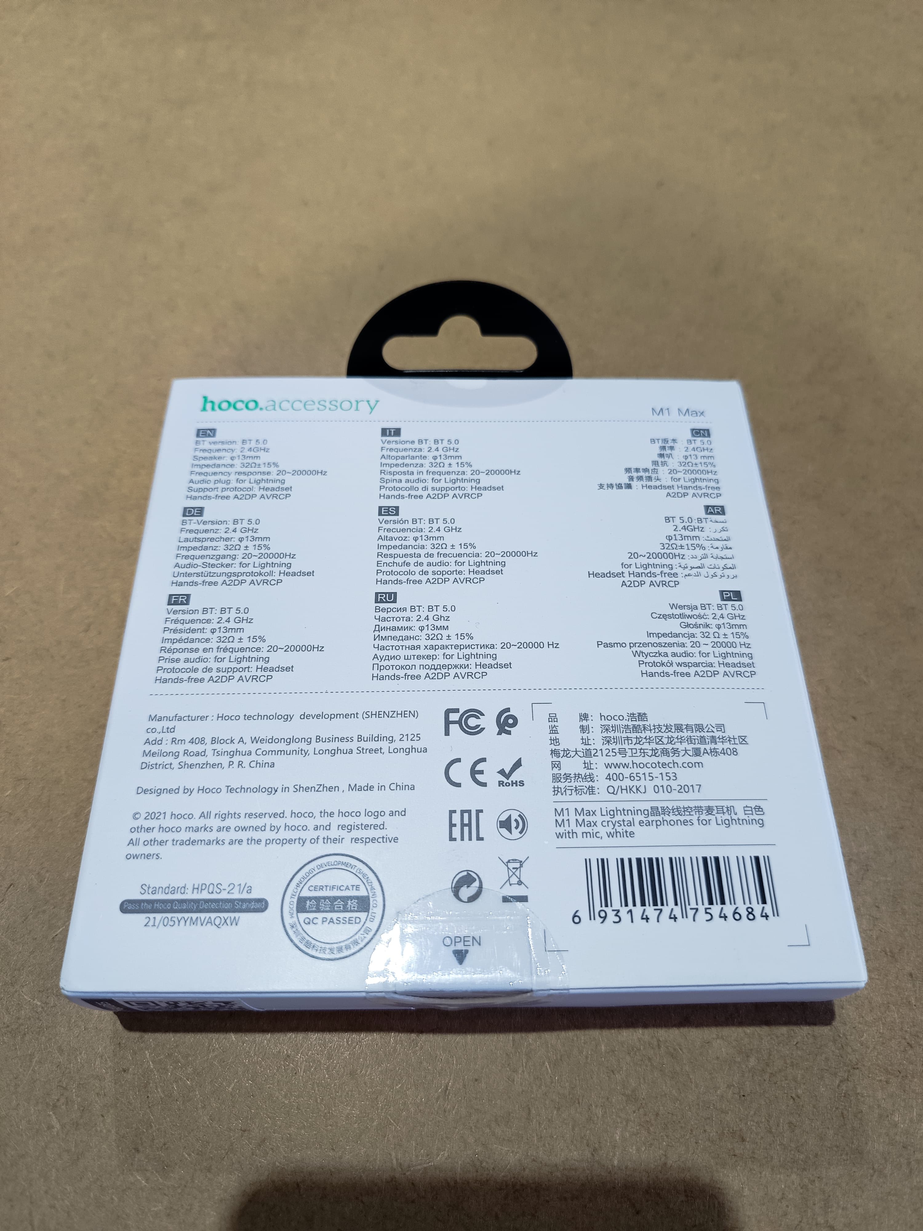 Auriculares Iphone Hoco — imagem 3