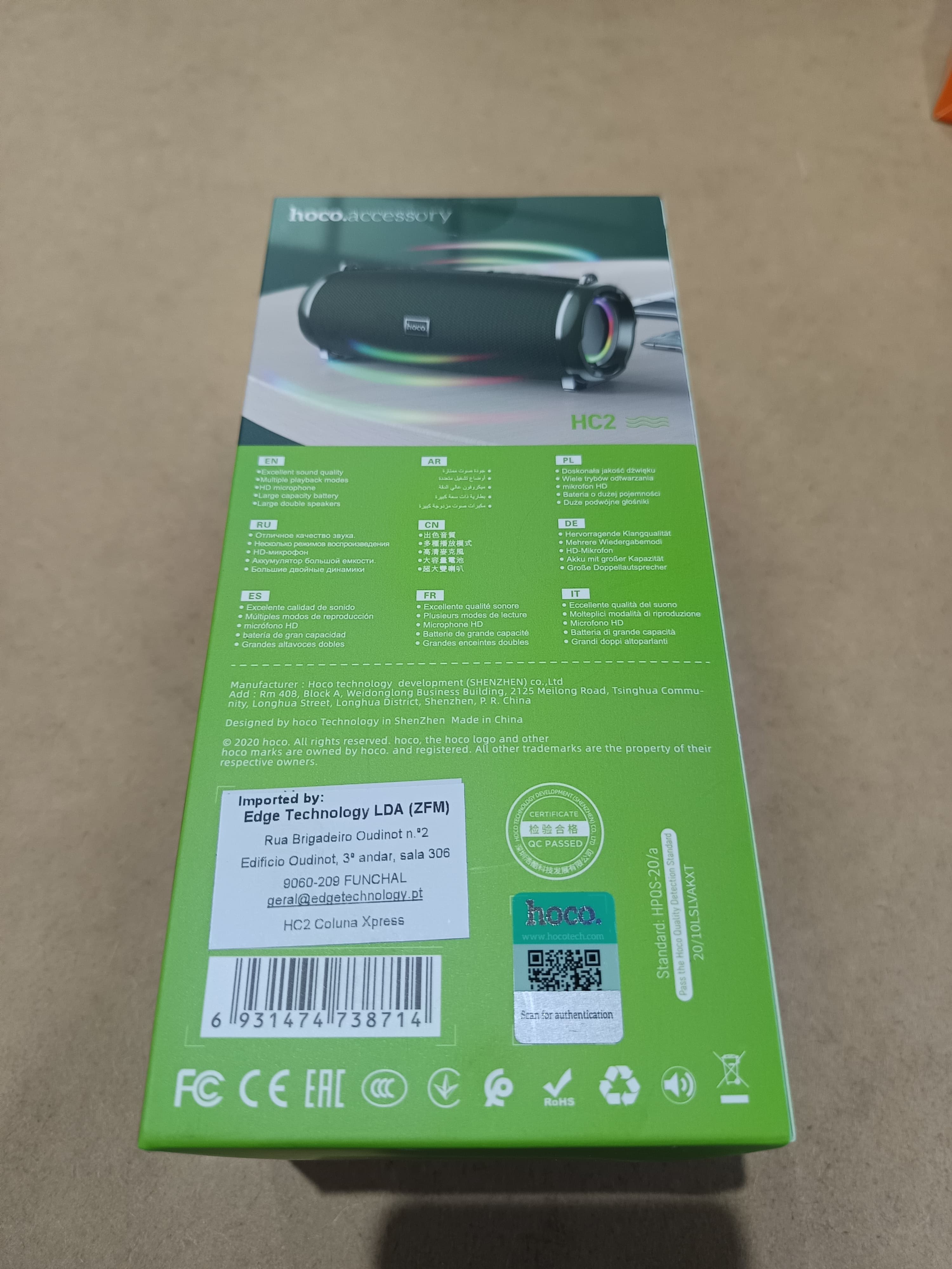 Coluna Bluetooth Portátil Hoco — imagem 6