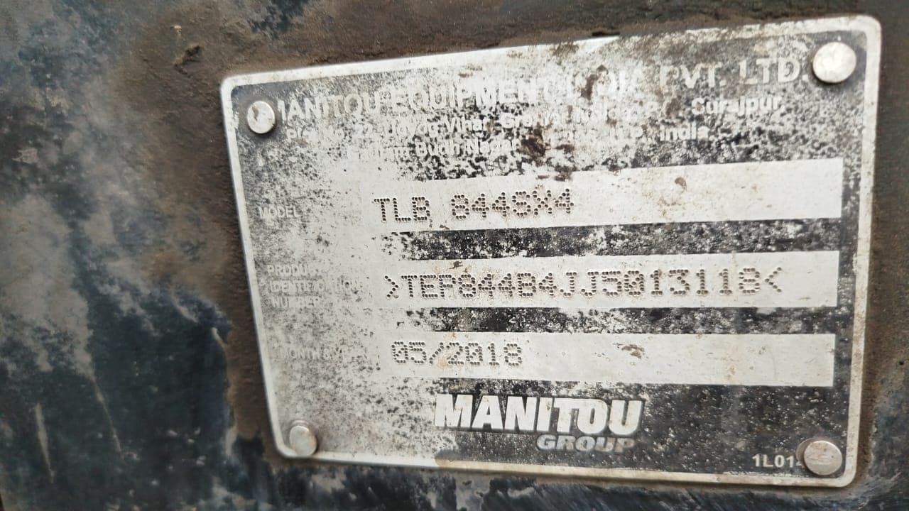 Retro-escavadeira Manitou TLB 844SM4 — image 12