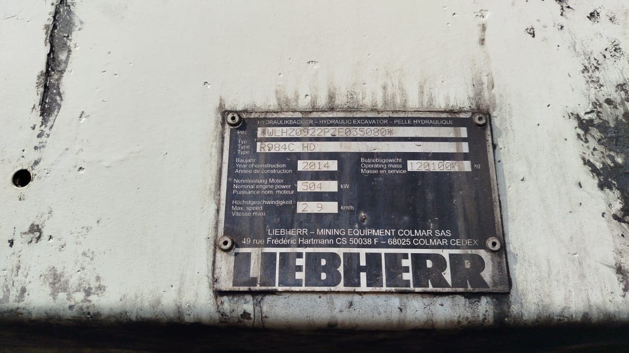 Escavadora Liebherr R984C — imagen 6