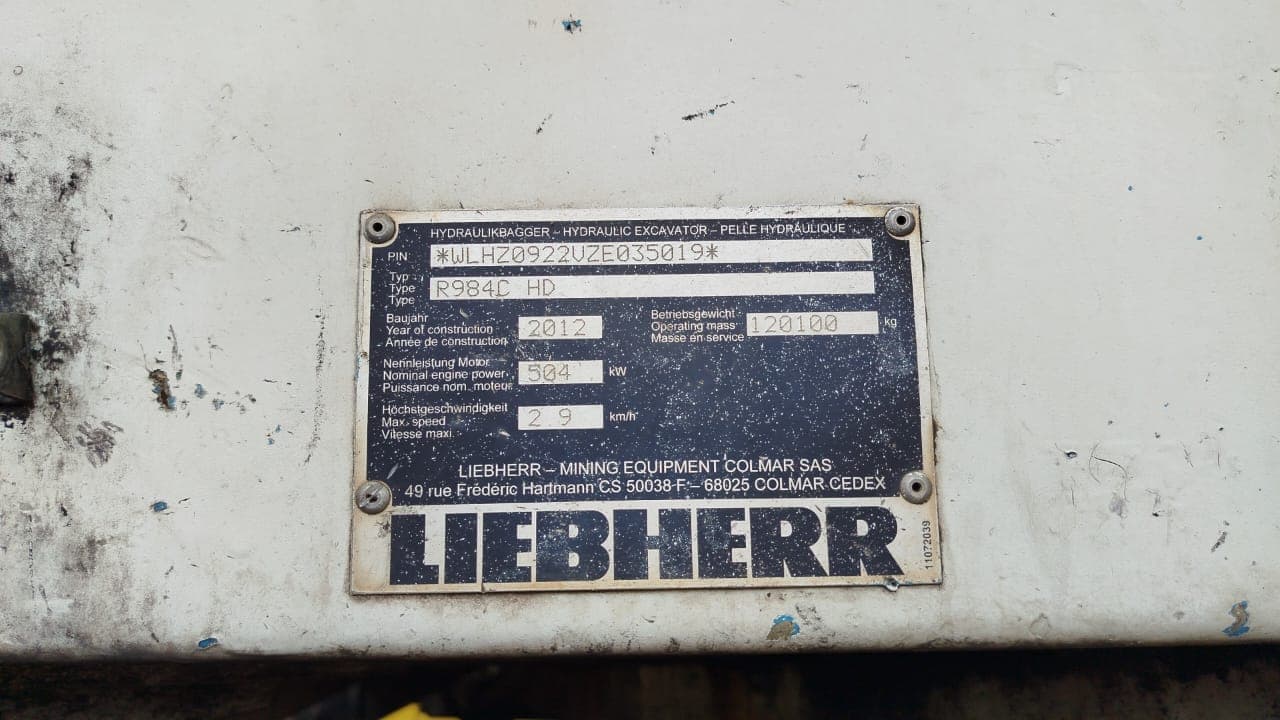 Escavadora Liebherr R984C — imagen 15