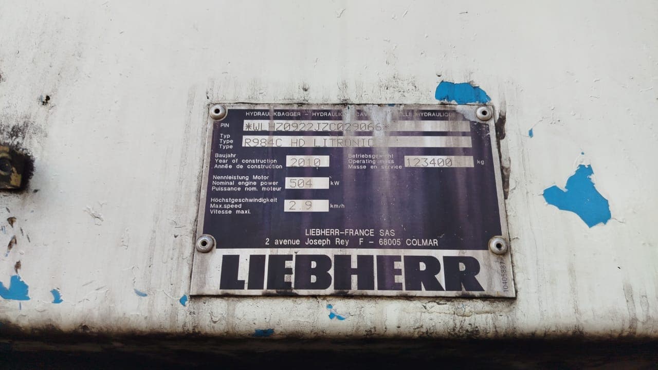 Escavadora  Liebherr R984C — imagem 3