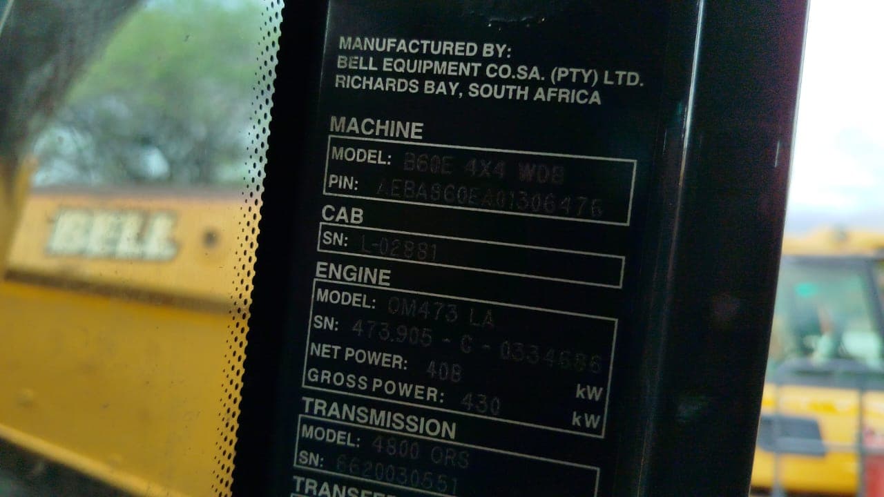 Dumper Bell B60E — image 6
