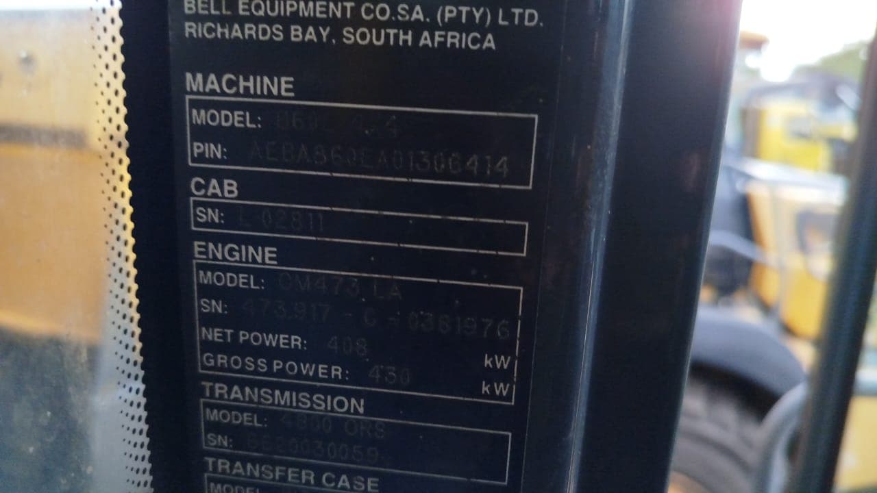 Dumper Bell B60E — imagem 5
