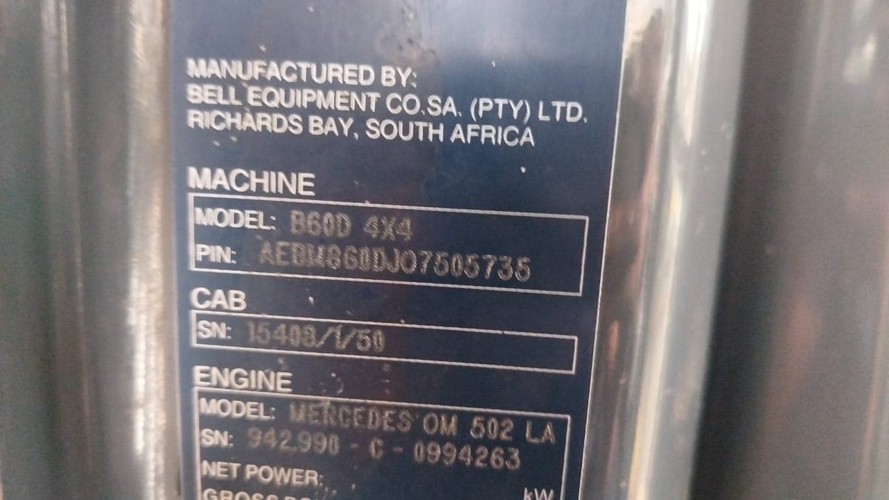 Dumper Bell B60E — imagem 3