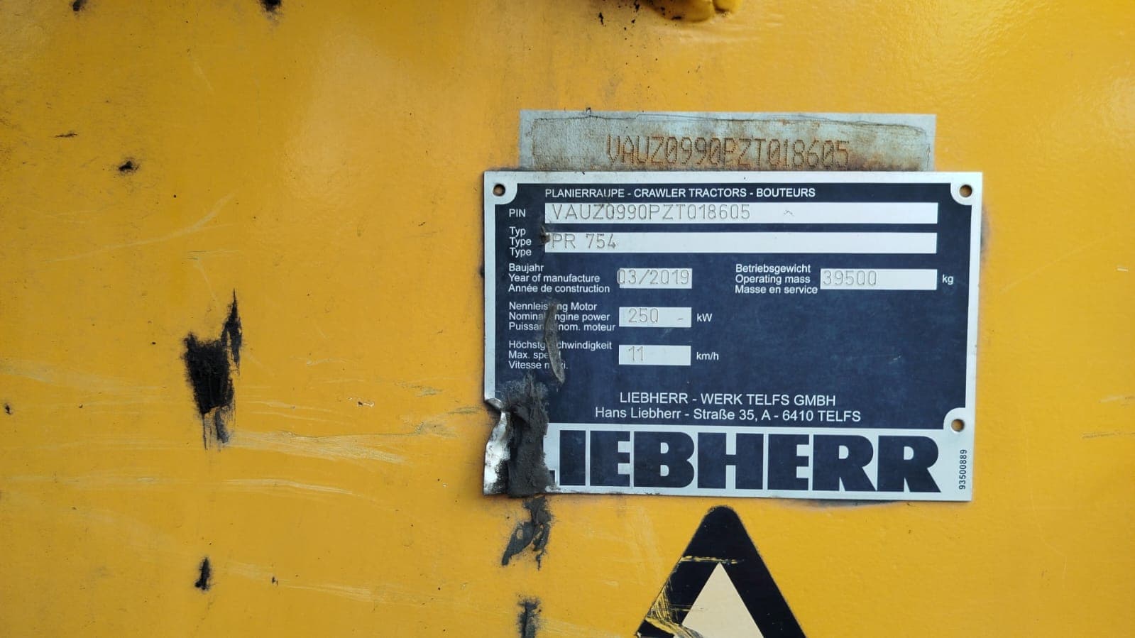 Bulldozer Liebherr PR754 — image 3