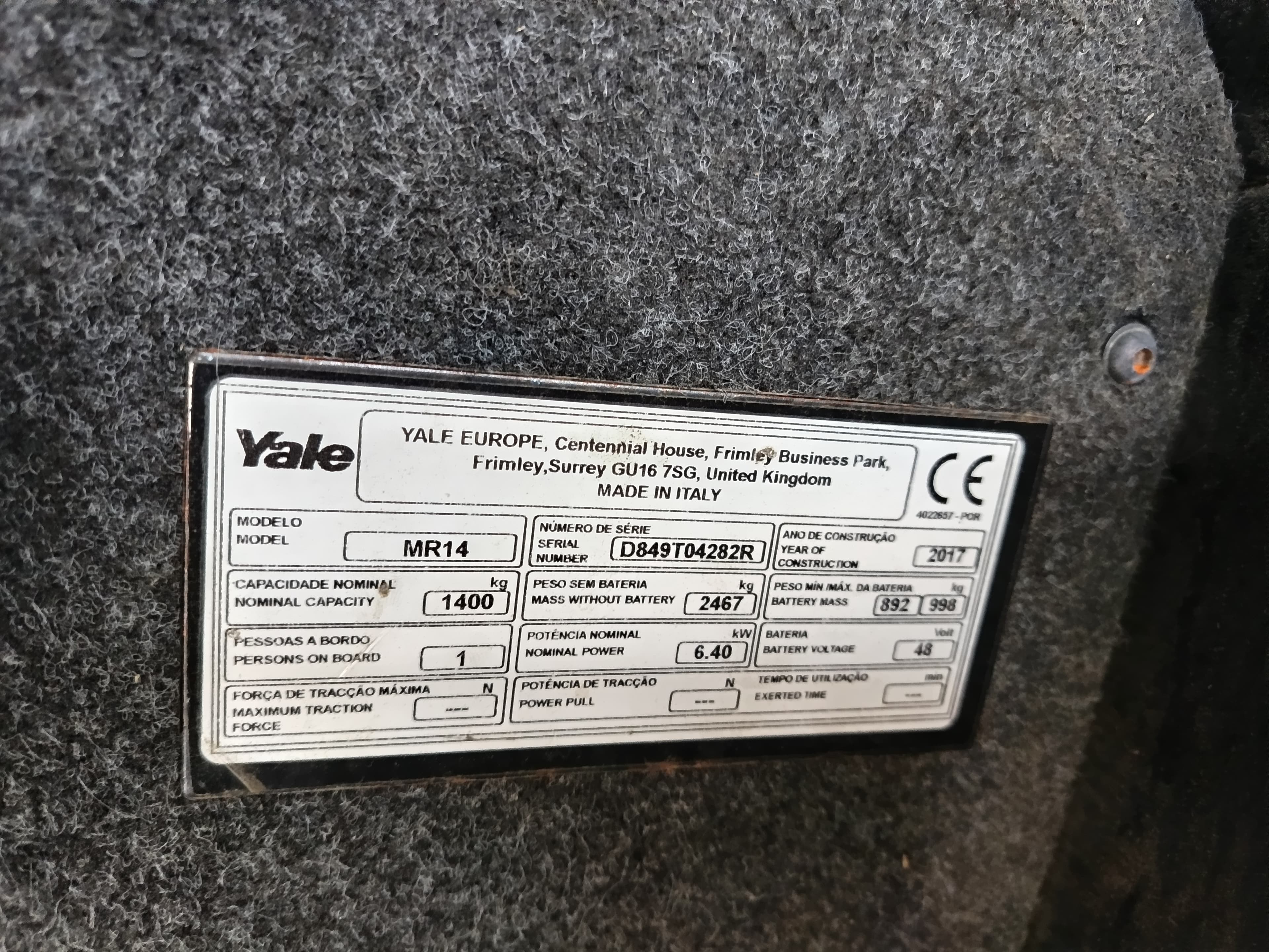 Empilhador Retrátil Yale · Ano 2017 — imagen 16