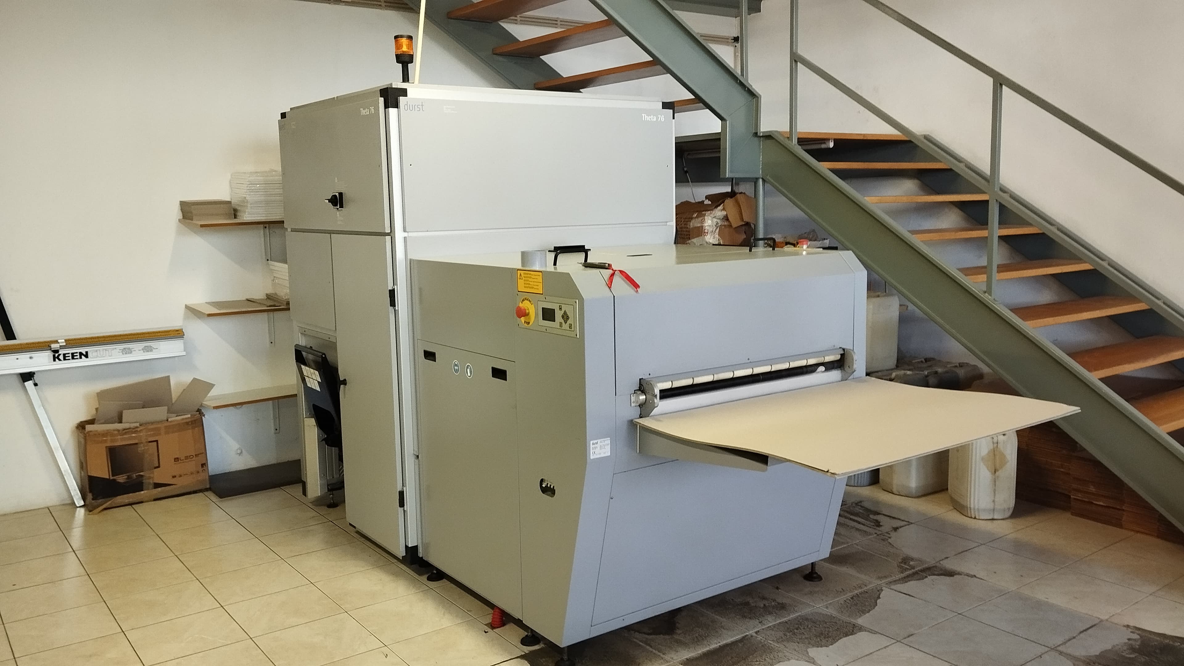Máquina de Impressão Industrial com reveladora