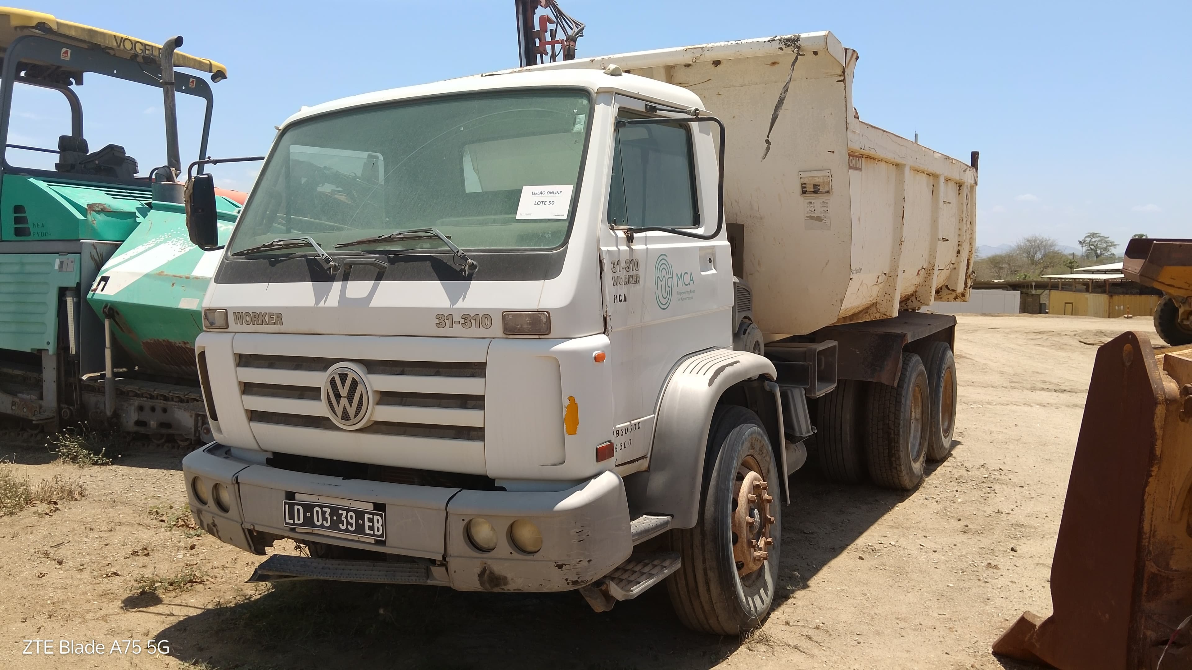 Camião Basculante Volkswagen Worker 31-310