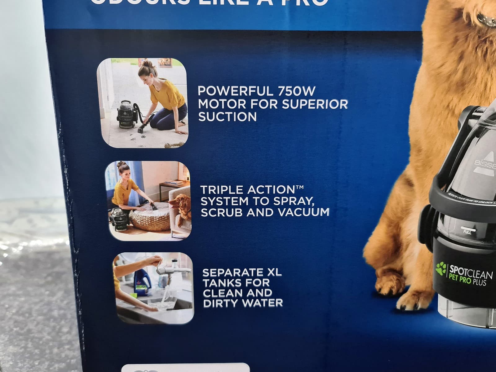 Aspirador com limpeza a vapor Bissell Spotclean Pet Pro Plus — imagen 15
