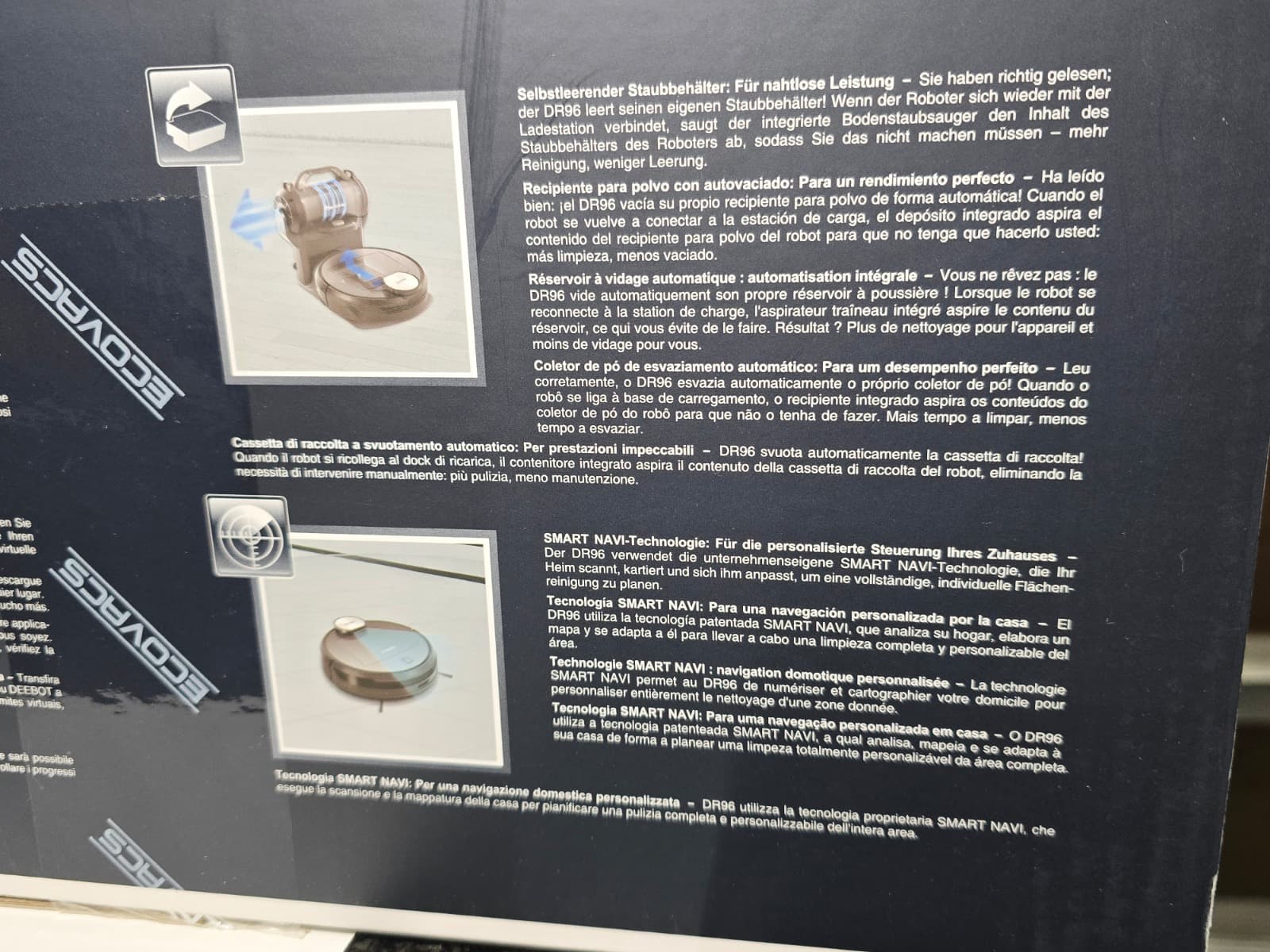 Aspirador Robot Ecovacs Deebot R96 — imagen 12