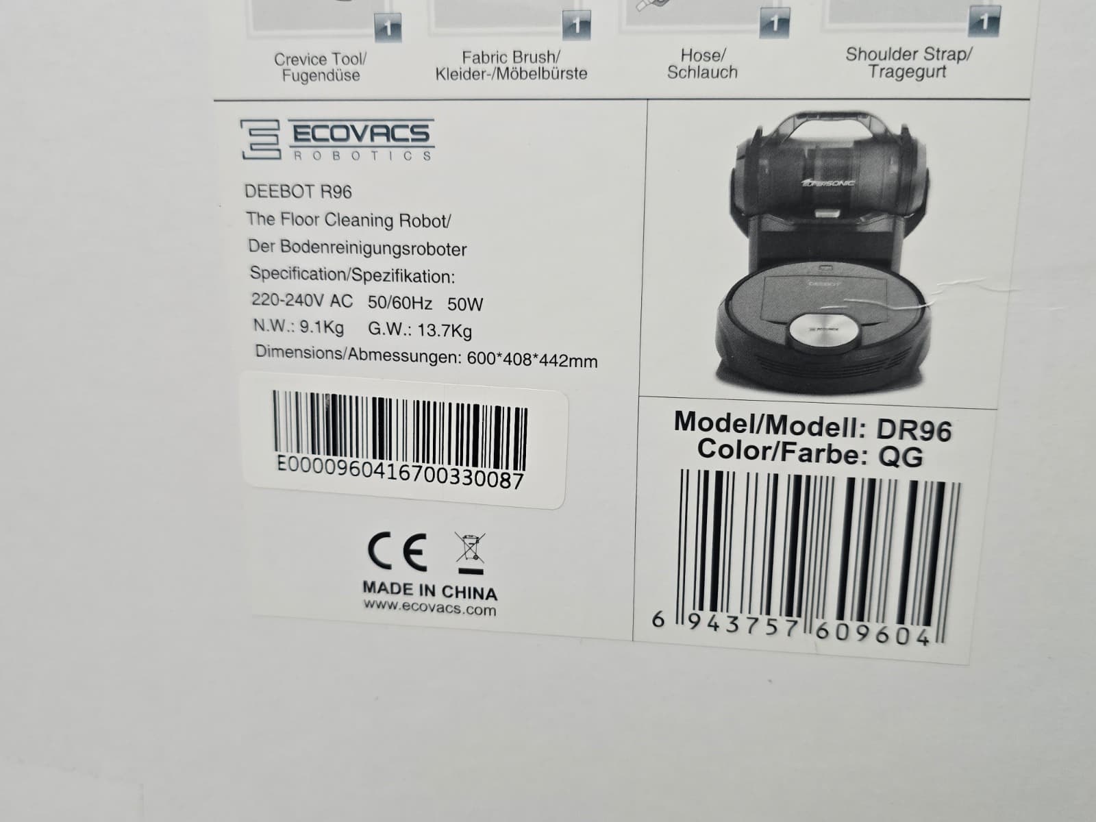 Aspirador Robot Ecovacs Deebot R96 — imagen 10