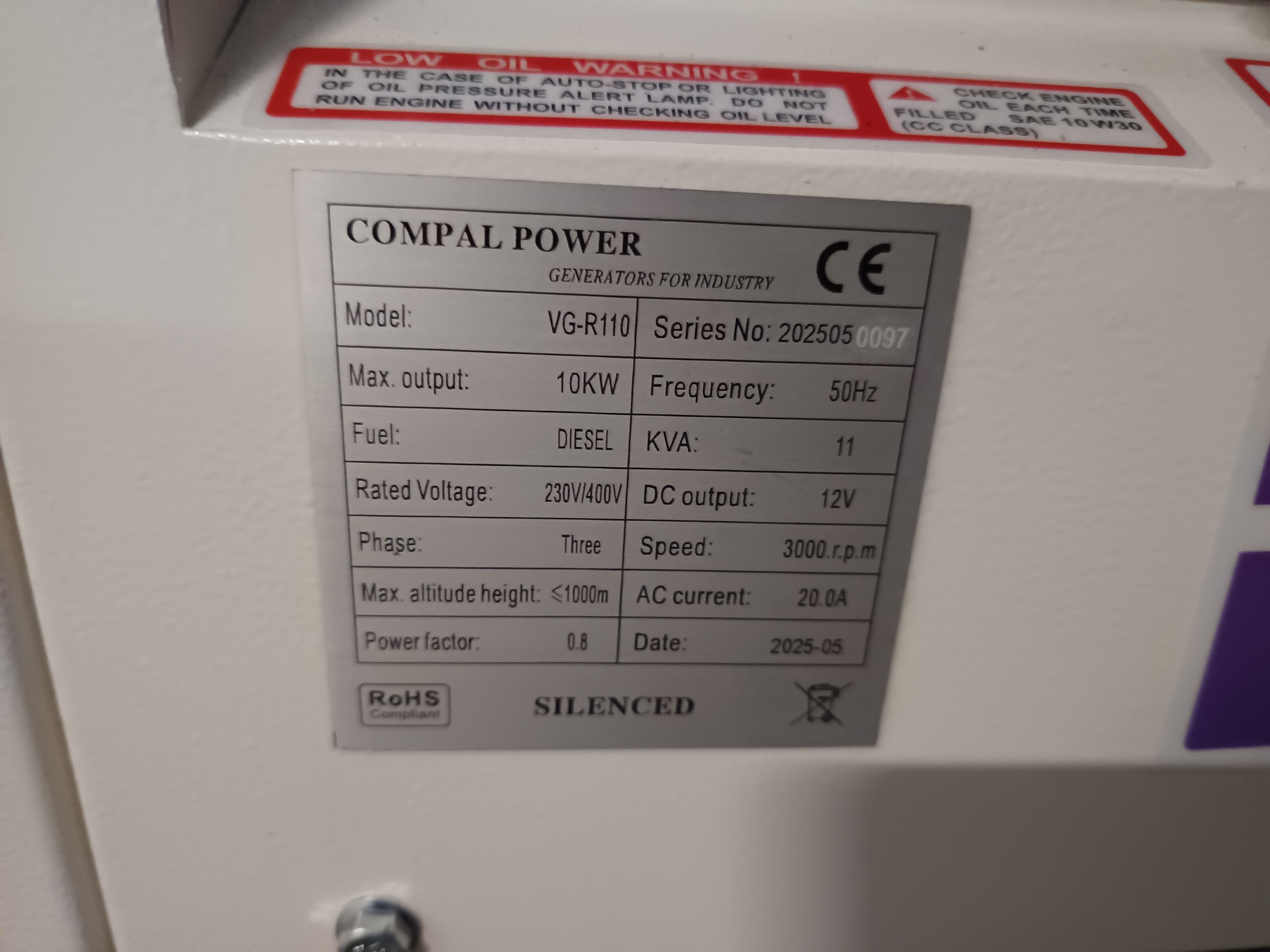 Gerador Compal VG-R110 — imagem 7