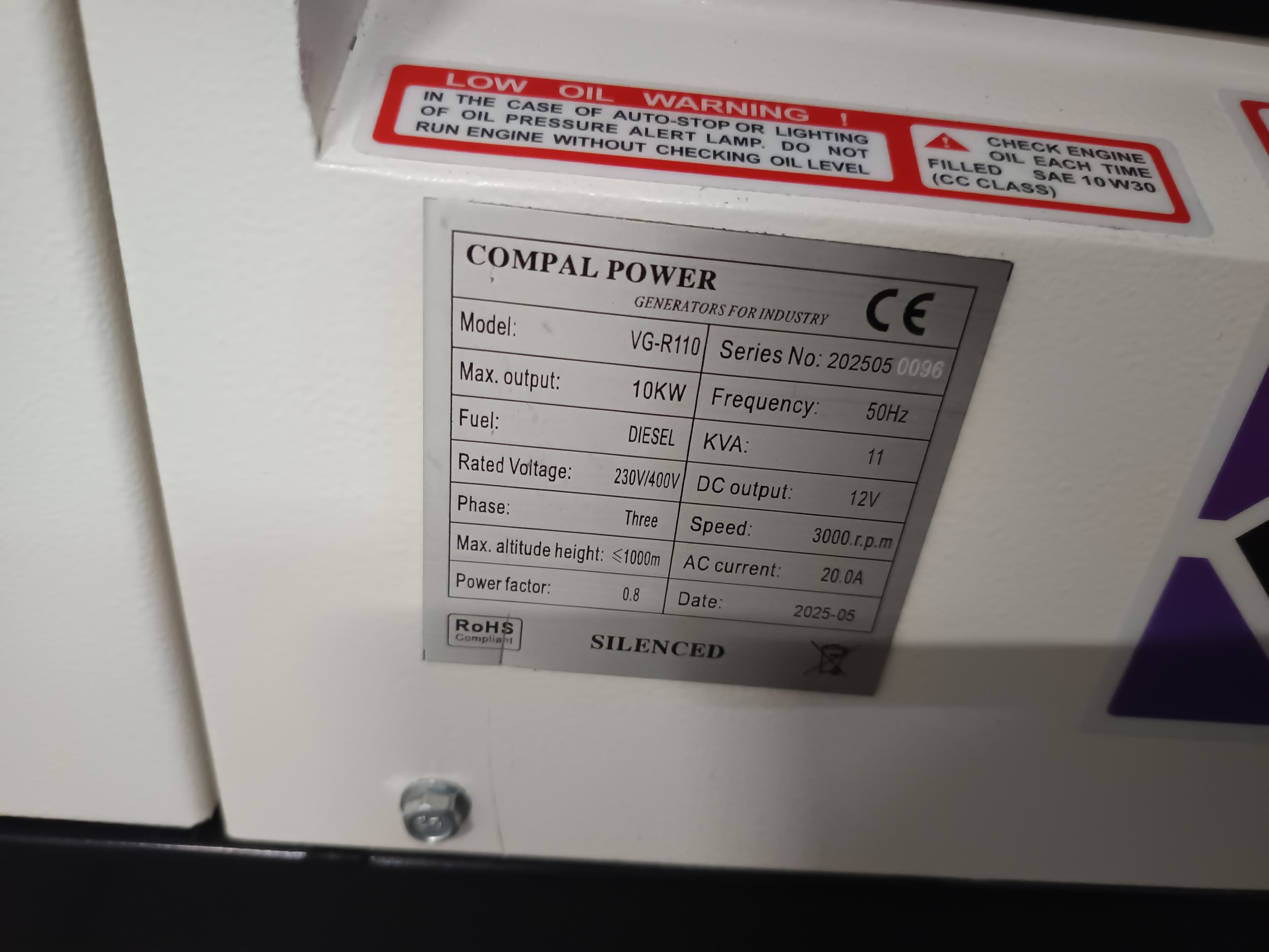 Gerador Compal VG-R110 — imagen 8