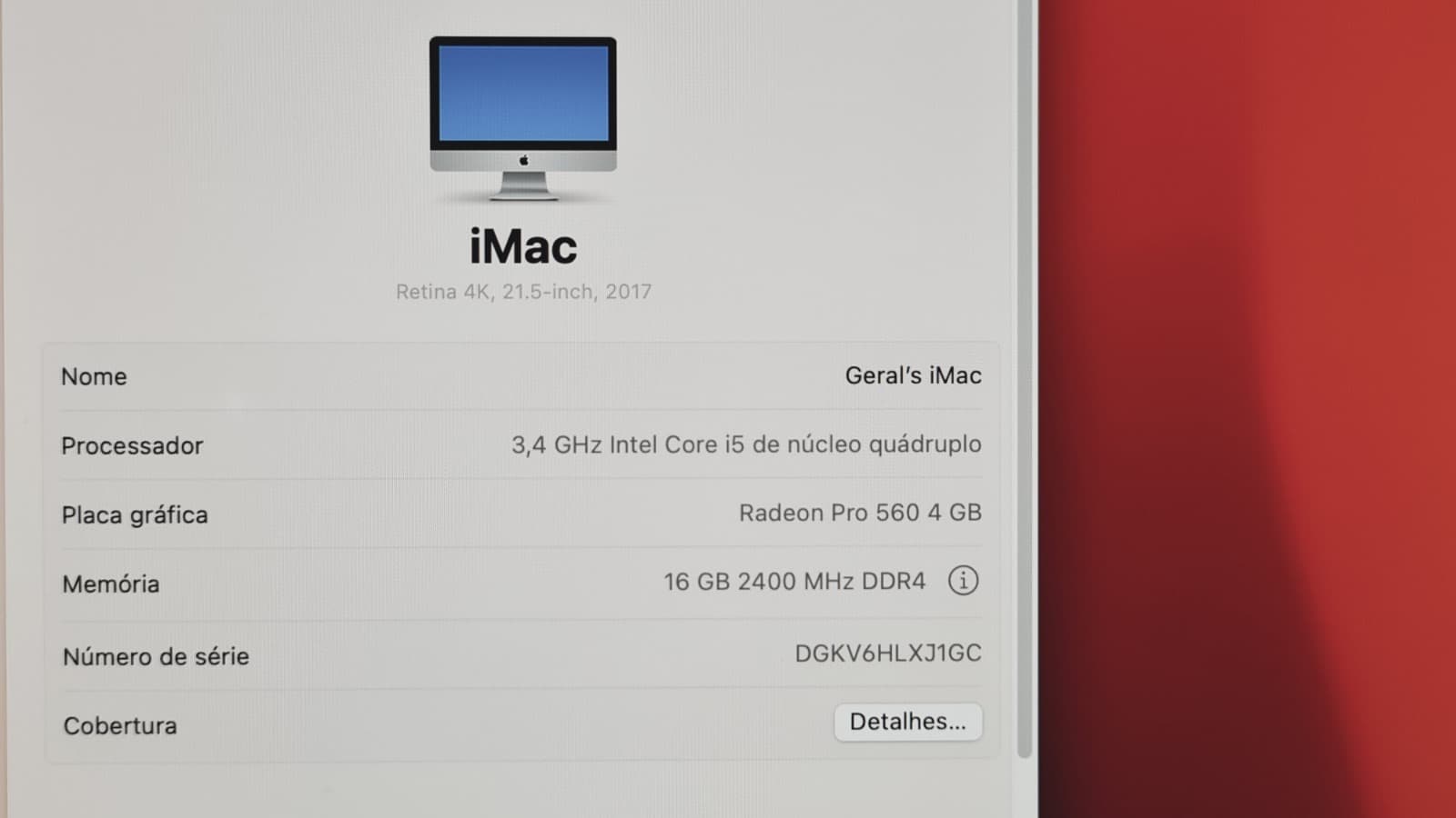 Ordinateur Apple iMac A1418 — image 5