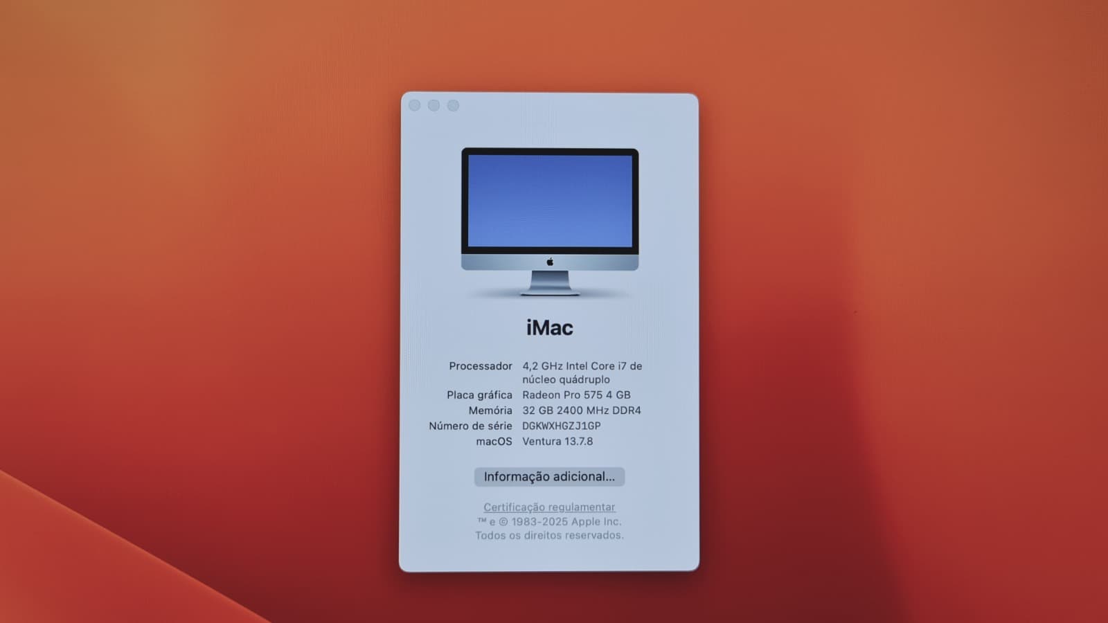 Computador Apple iMac A1419 — imagem 5