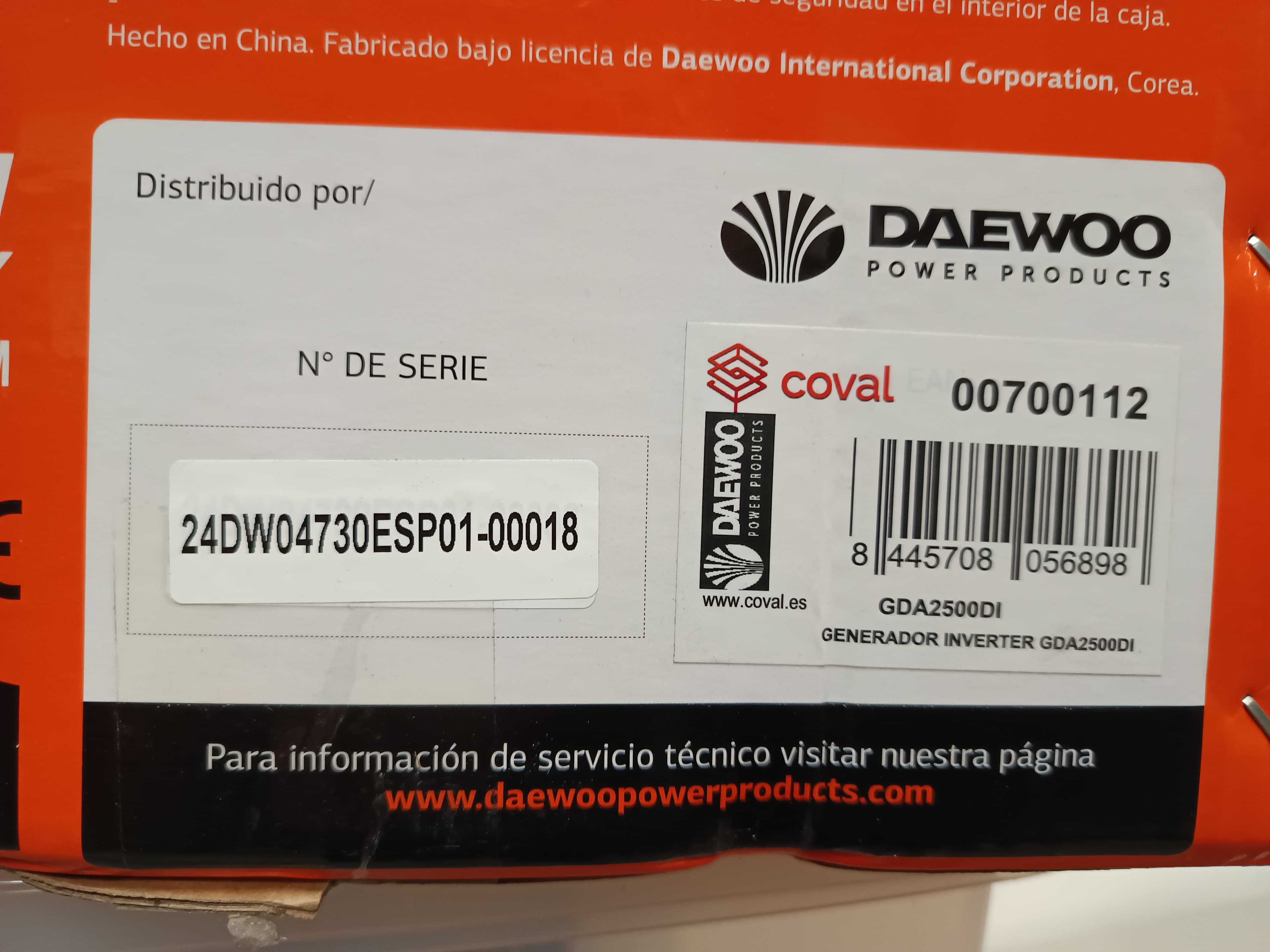 Gerador inverter Daewoo — image 8