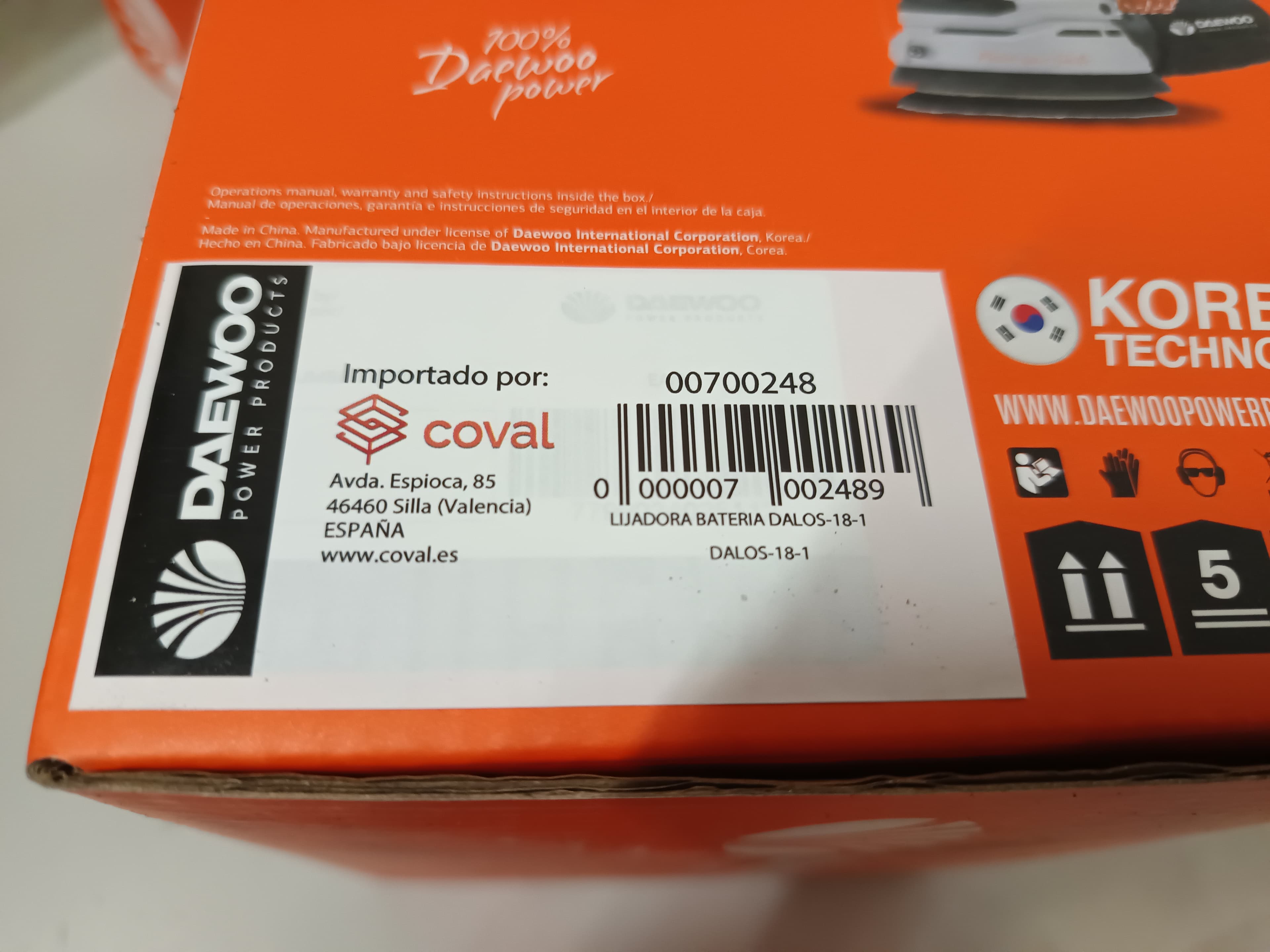Lixadora Daewoo — imagem 6