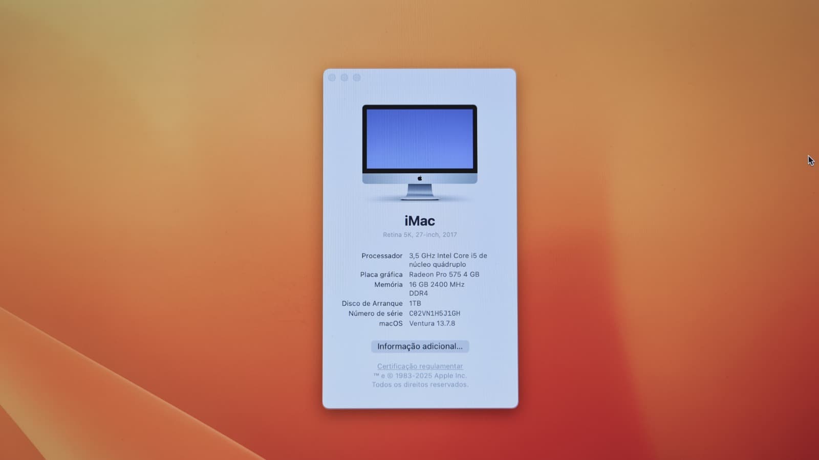 Ordenador Apple iMac A1419 — imagen 5