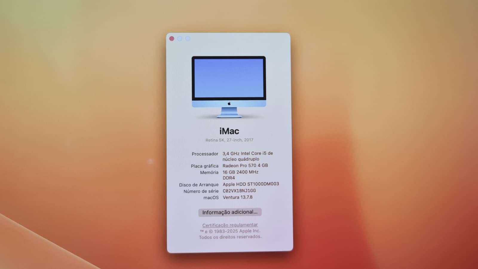 Ordenador Apple iMac A1419 — imagen 5