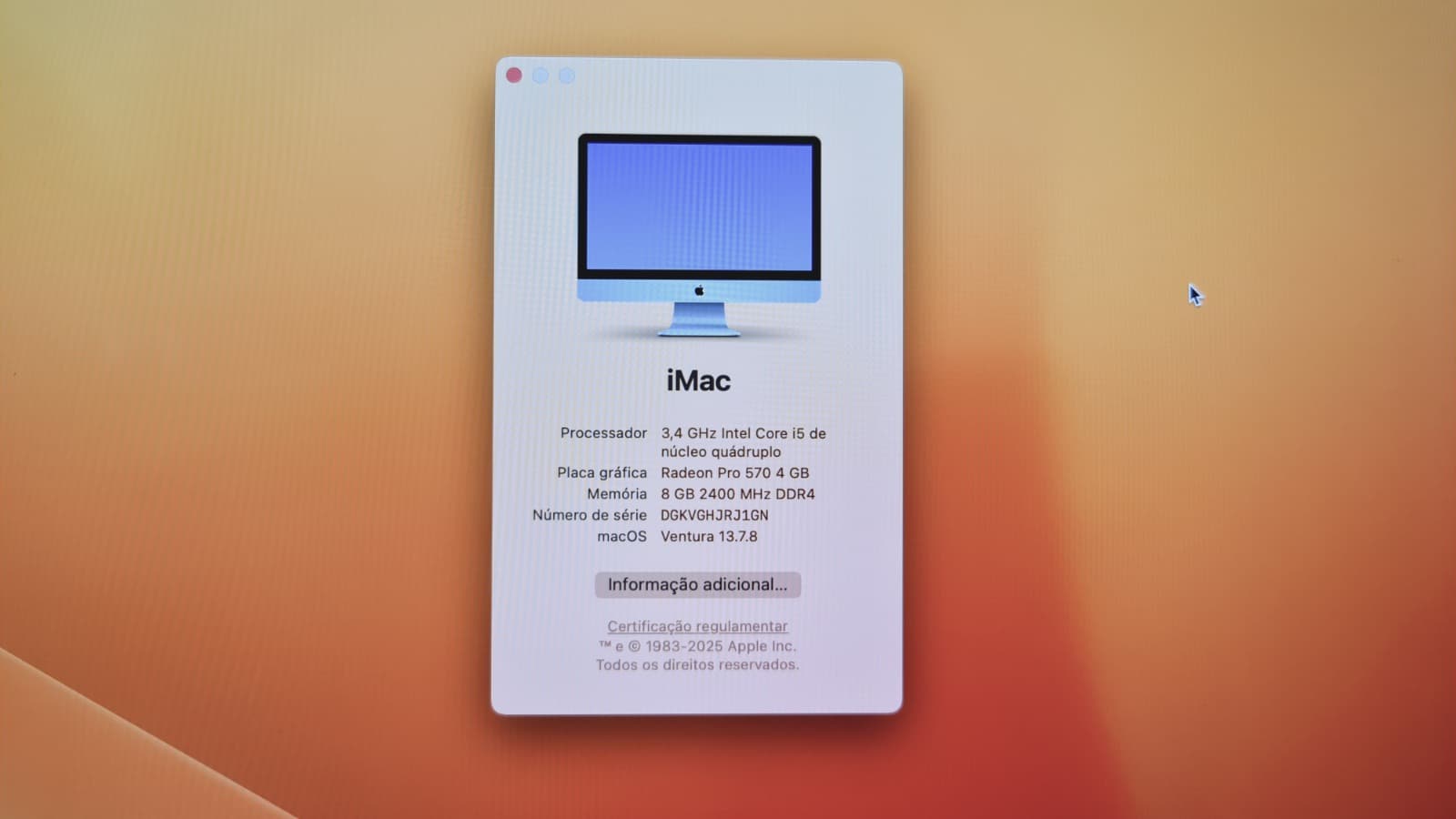Computador Apple iMac A1419 — imagem 5