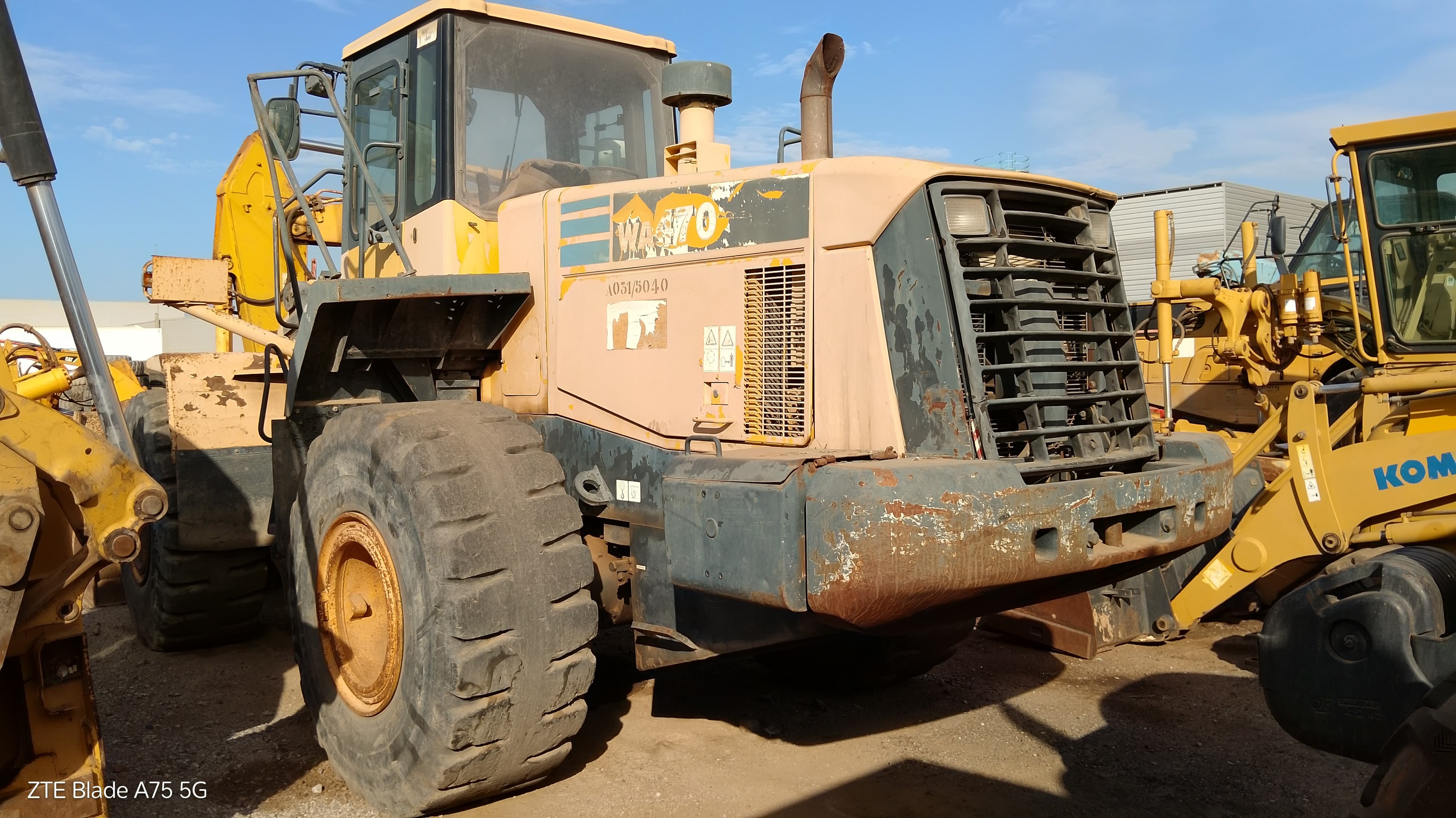 Pá Carregadora de Pneus 25 T KOMATSU WA470-5 — imagen 6