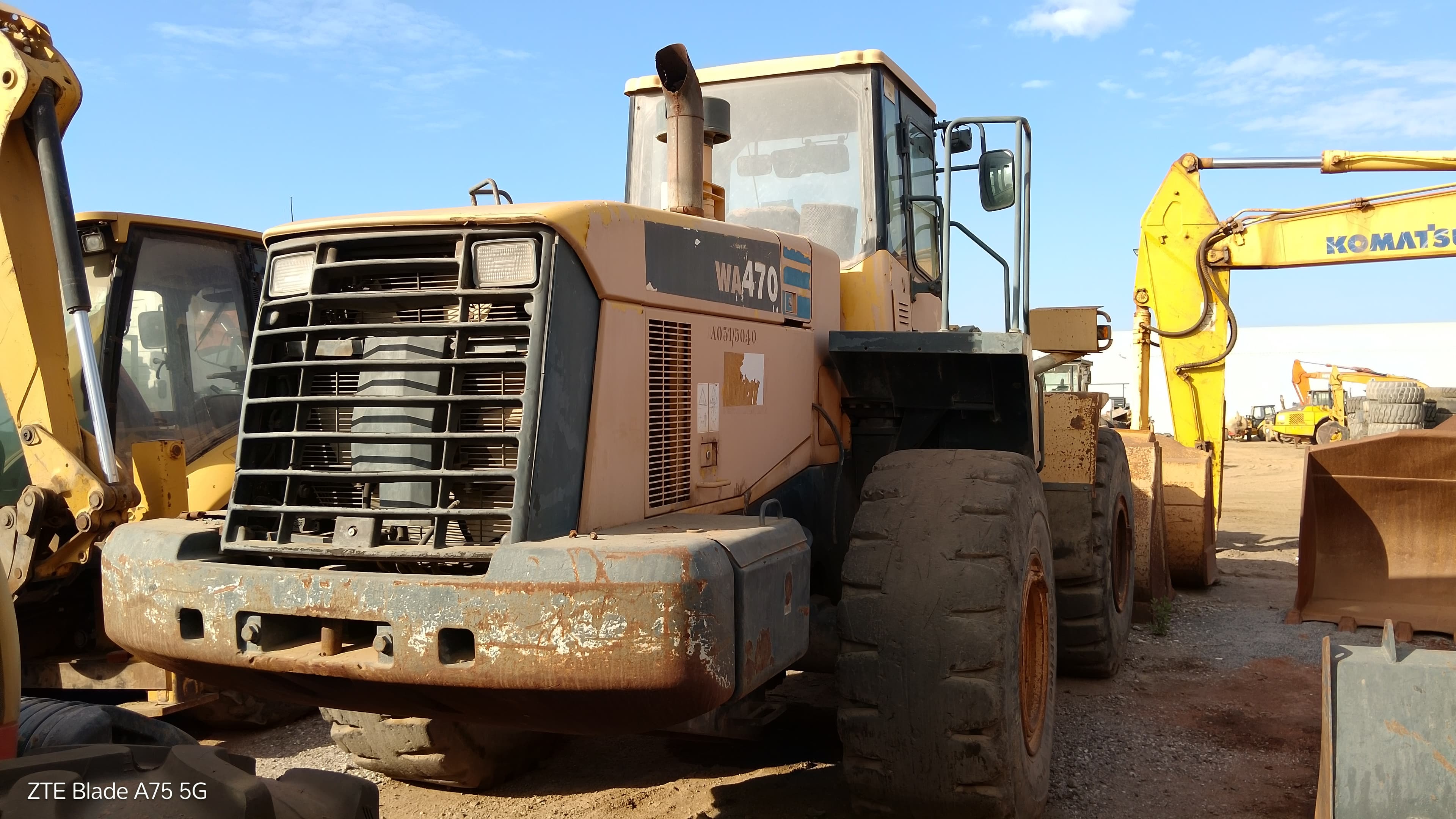 Pá Carregadora de Pneus 25 T KOMATSU WA470-5 — imagen 5