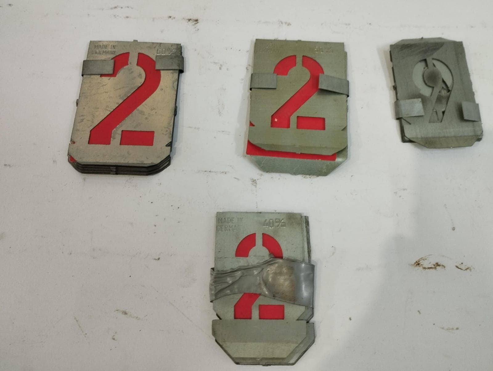 Jogo numerário de pintar em zinco — imagen 1