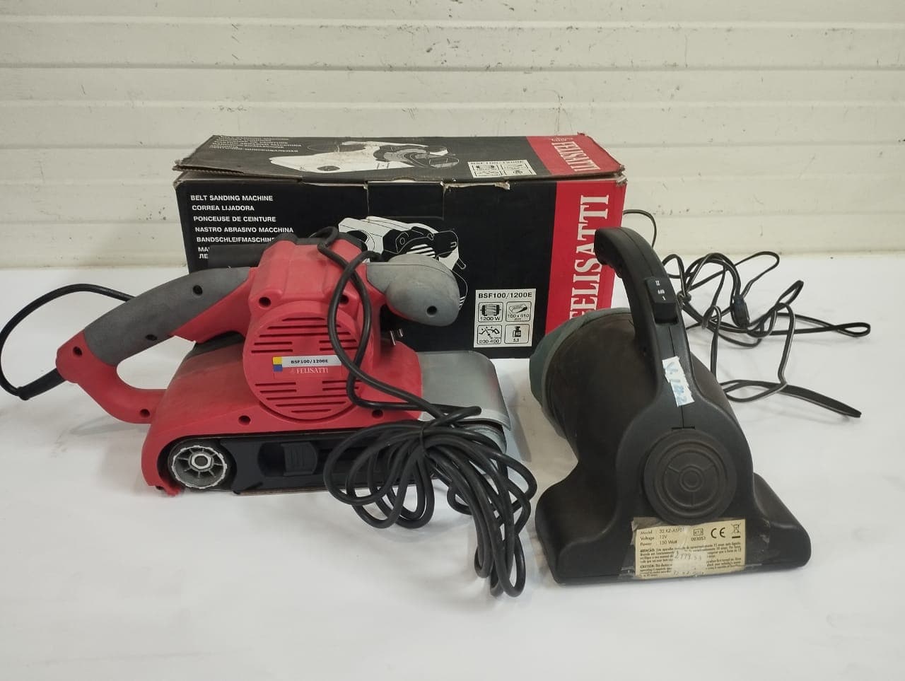 Aspirador 12V 32.KZ-ASP01 - Lixadora de Rolos Electrica