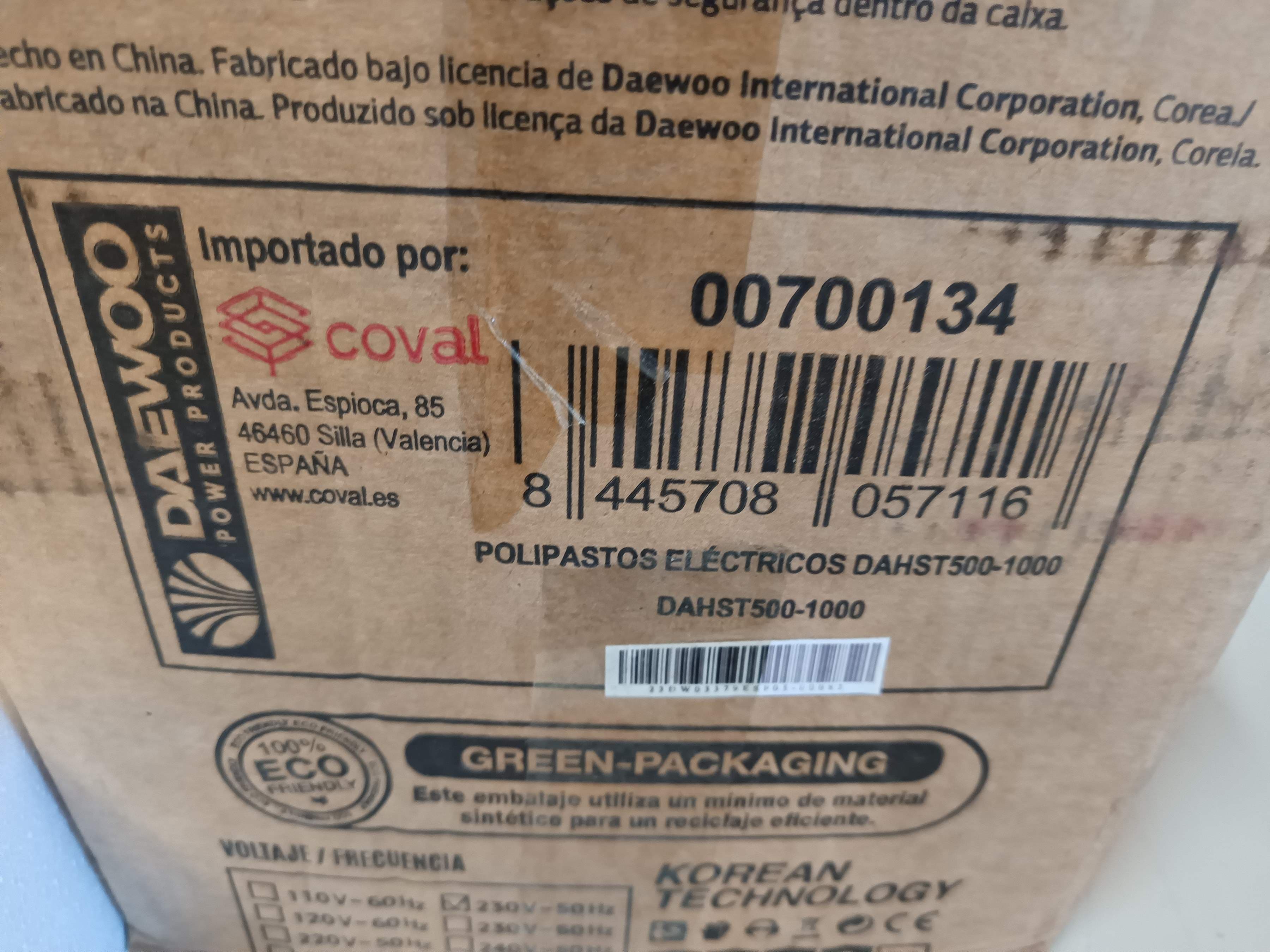 Guincho elétrico Daewoo — imagem 6