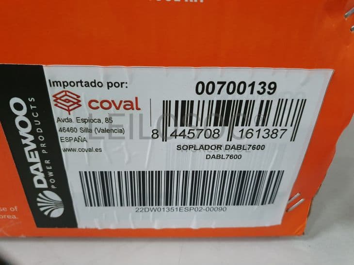 Soprador Daewoo — imagem 6
