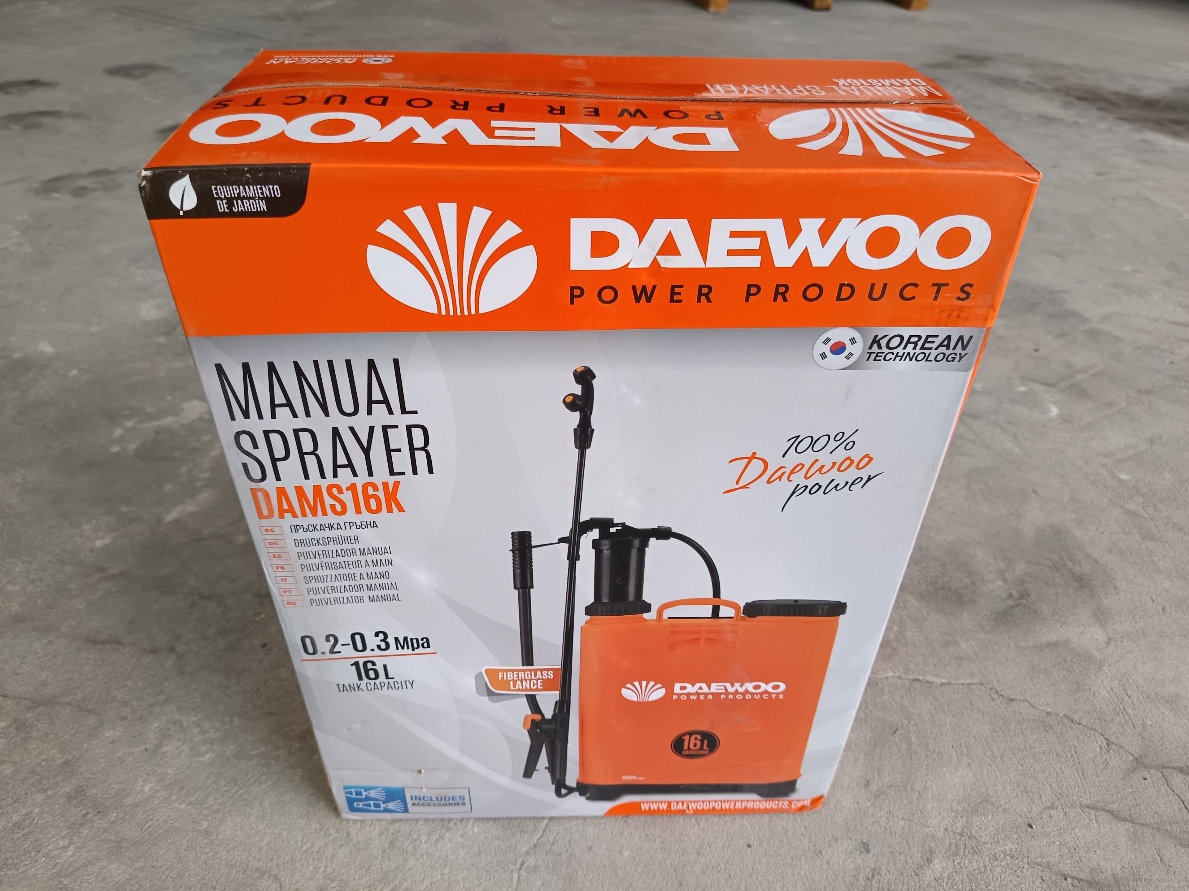 Pulverizador manual Daewoo