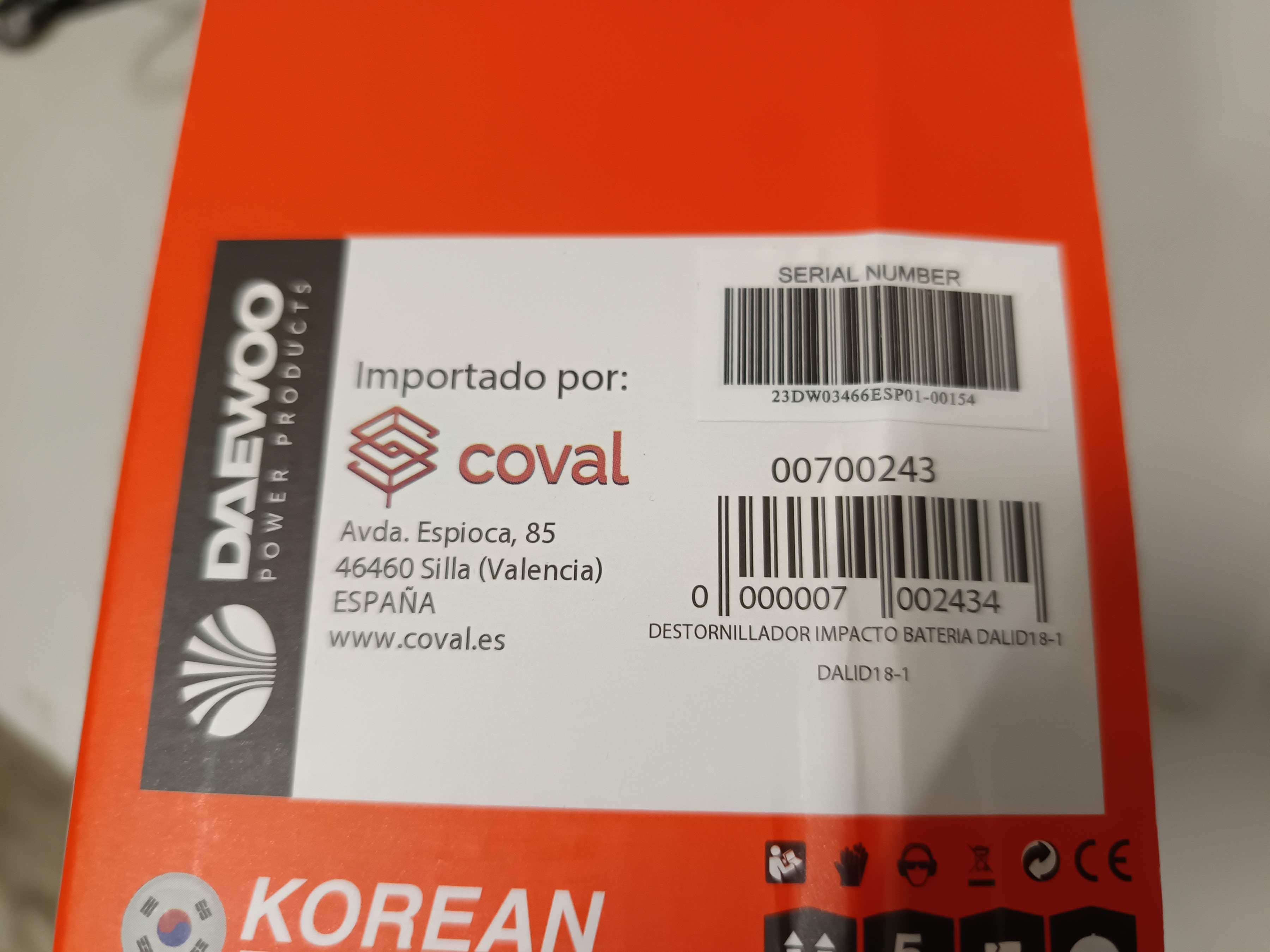 Aparafusadora de impacto Daewoo — imagem 6