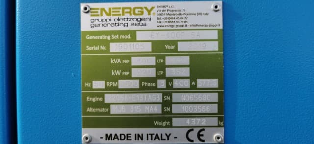 DIESEL GENERATOR SET 400 KVA AND 8 × 1000L FUEL TANKS — image 9