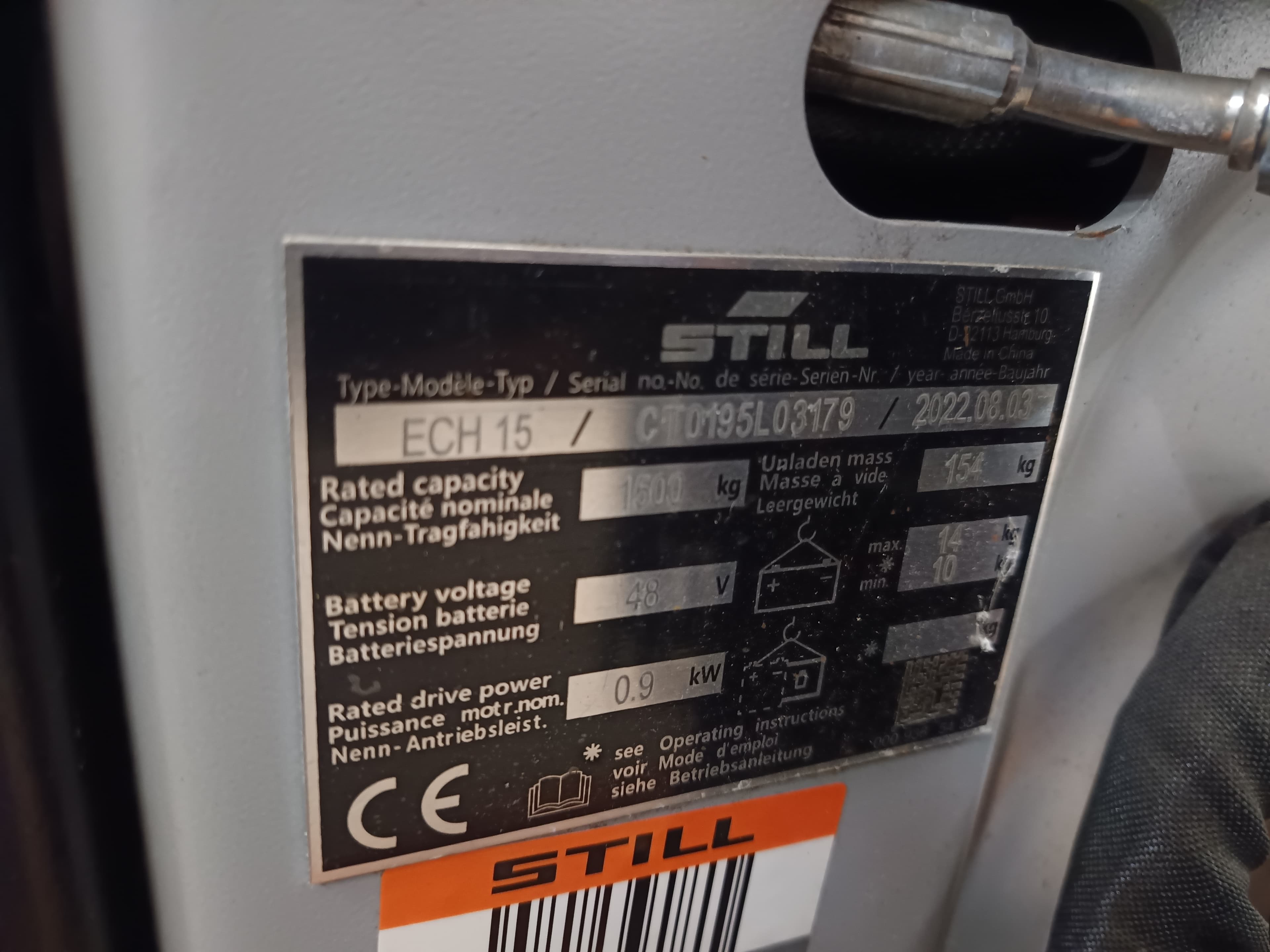 Porta Paletes Elétrico Still · Ano 2022 — imagem 9