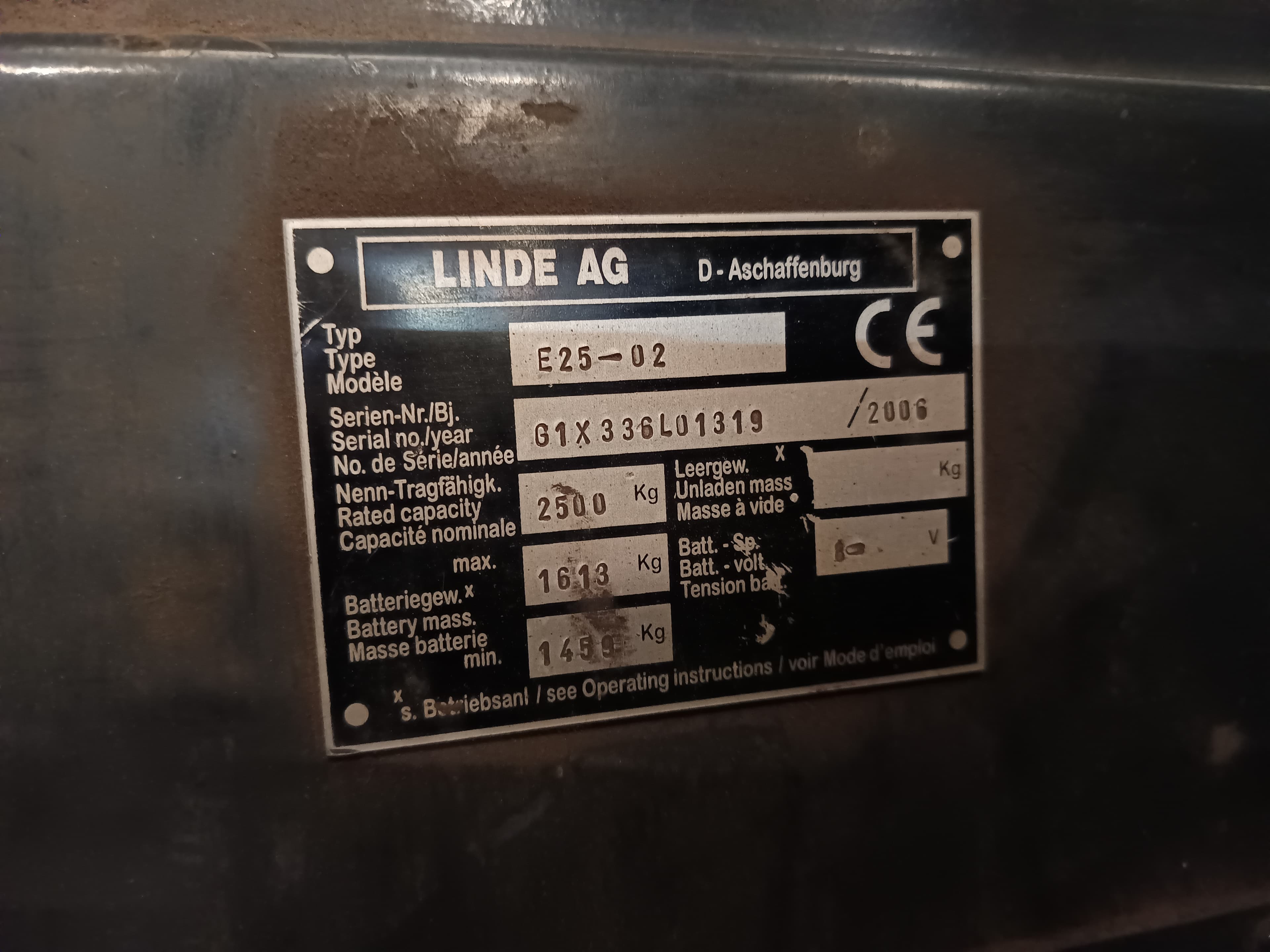 Empilhador Linde E25 · Ano 2006 — imagem 14