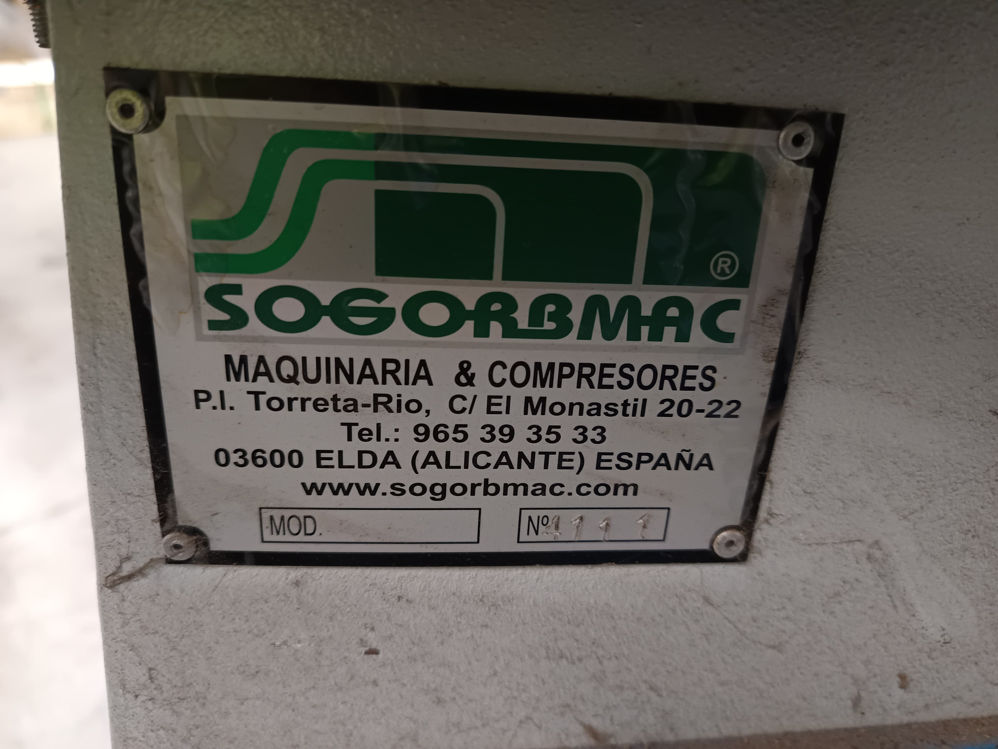 Máquina para Instalação de Batentes/Reforços Sogorbmac — imagem 5