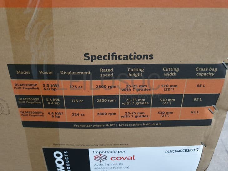 Máquina cortar relva Daewoo — imagem 5