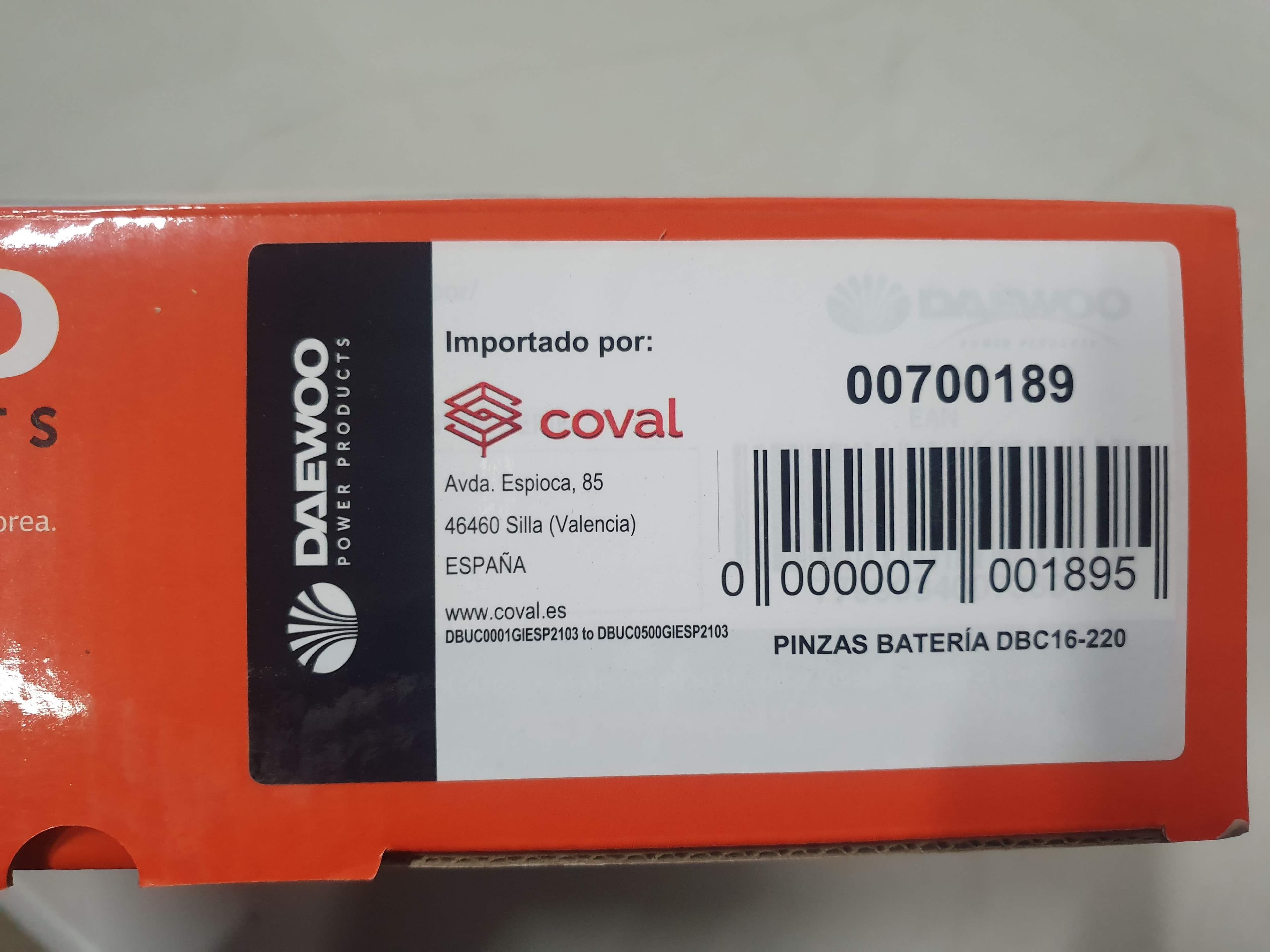 Cabos de baterias Daewoo — imagem 6