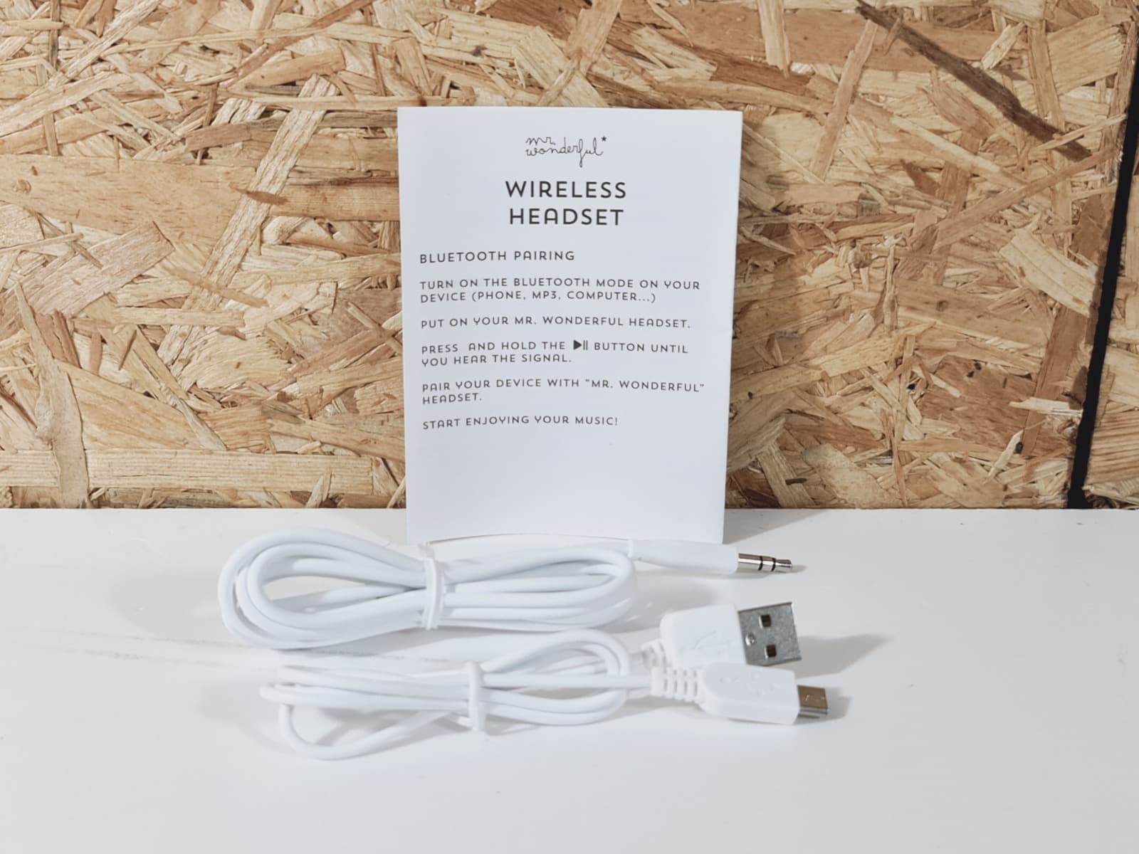 Casques audio Bluetooth Mr. Wonderful — image 5