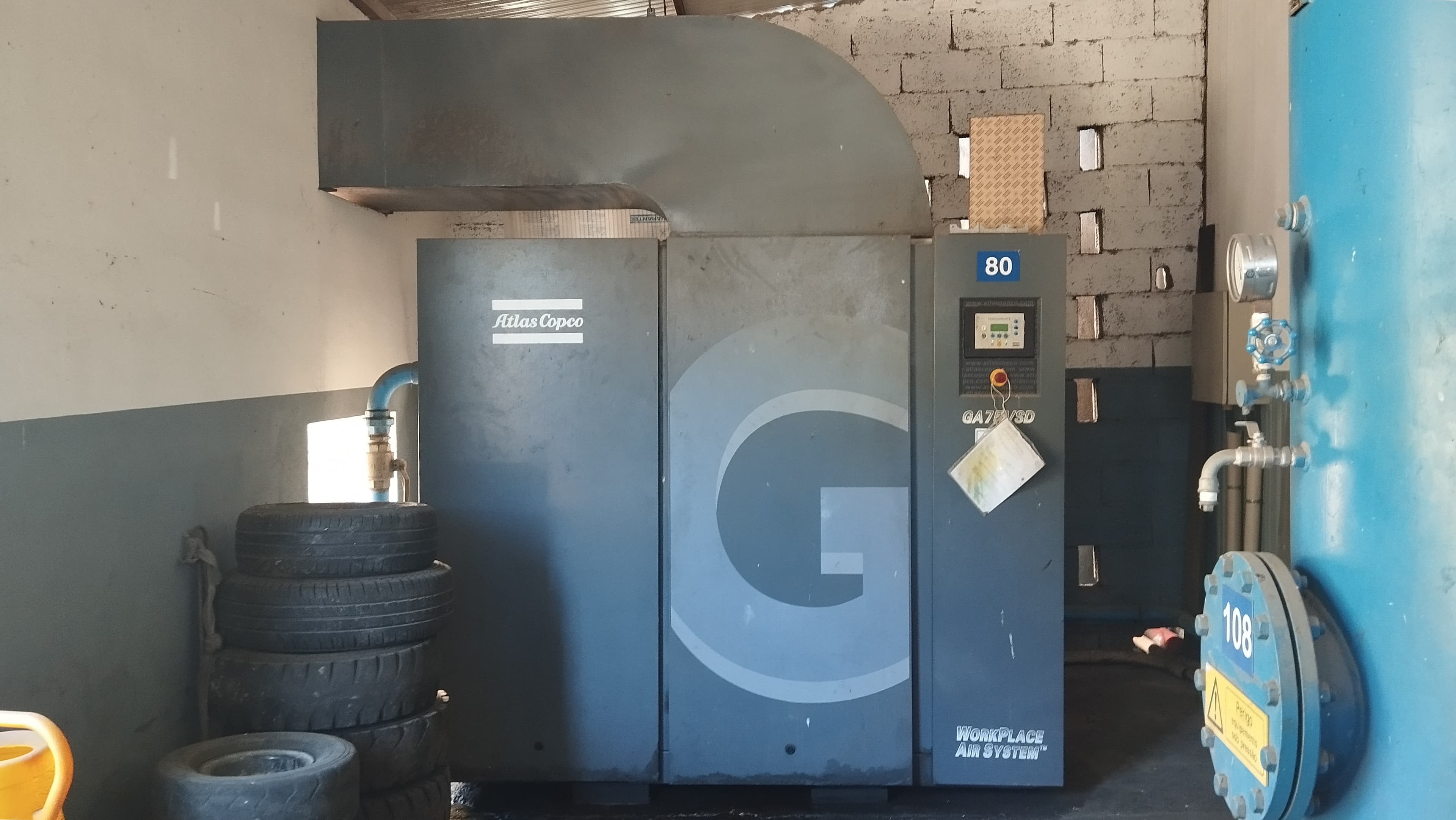 Compressor Atlas Copco · Ano 2008 — imagem 2